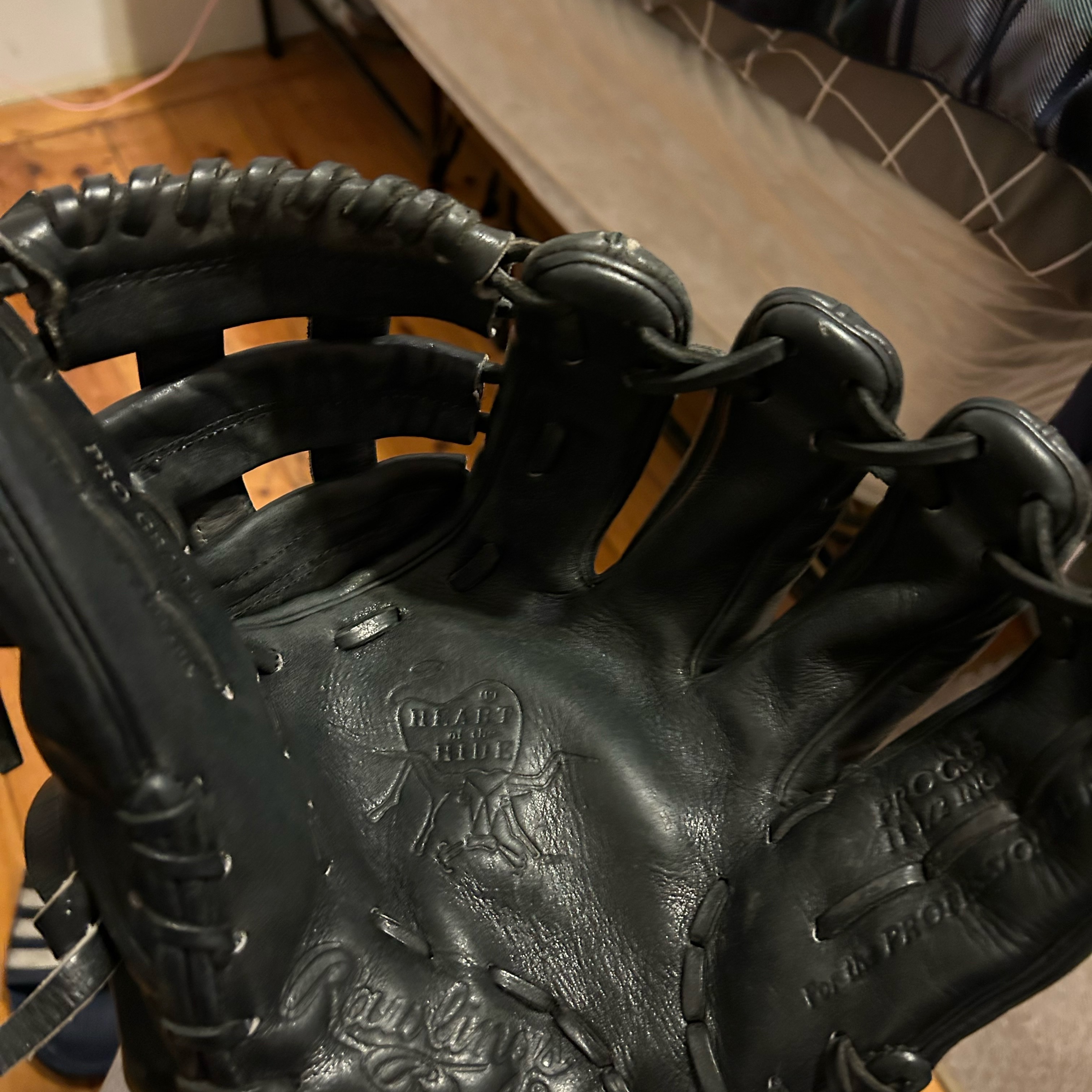 Used 2021 Right Hand Throw Rawlings Infield Heart of the Hide Baseball