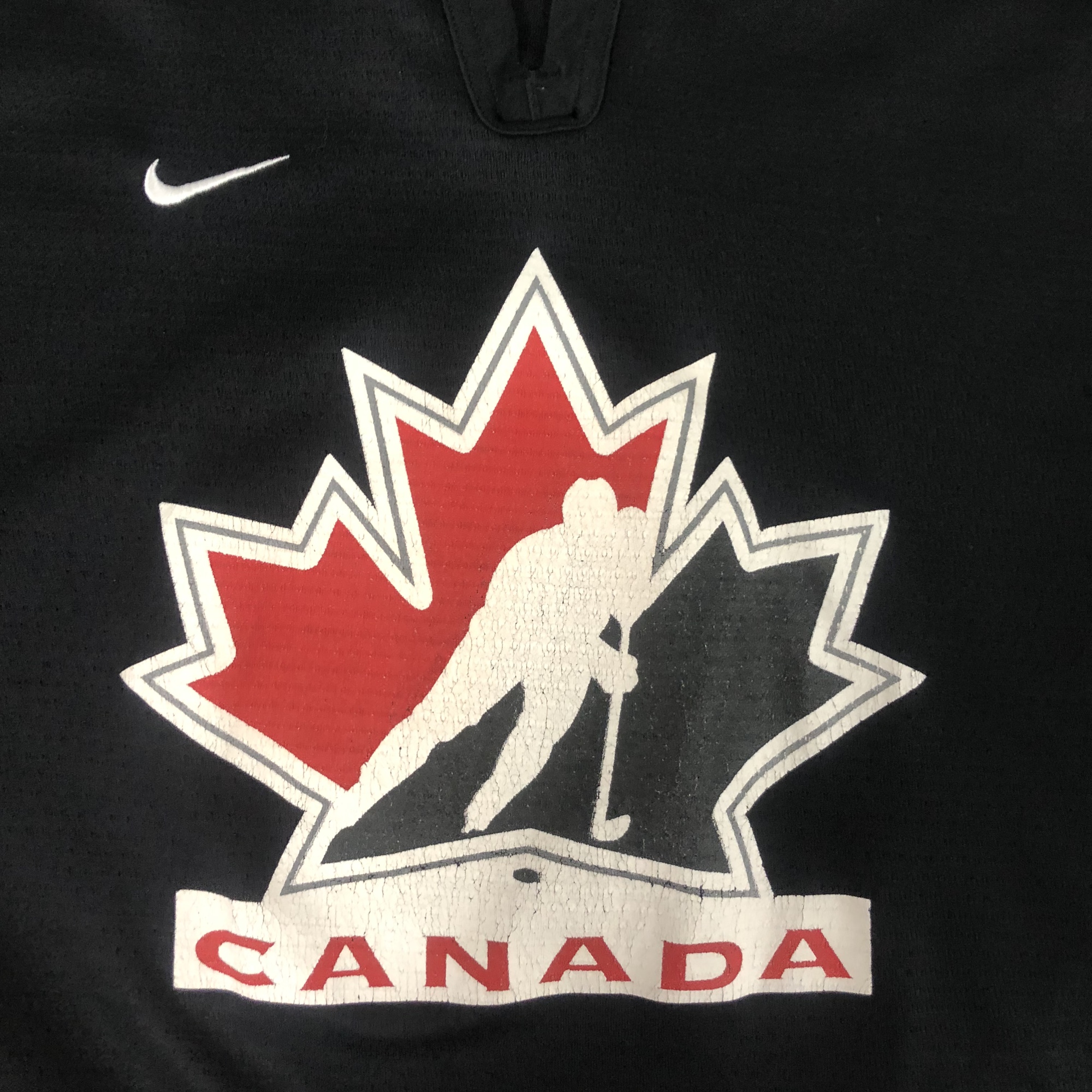 Team Canada Nike mens large black practice jersey SidelineSwap