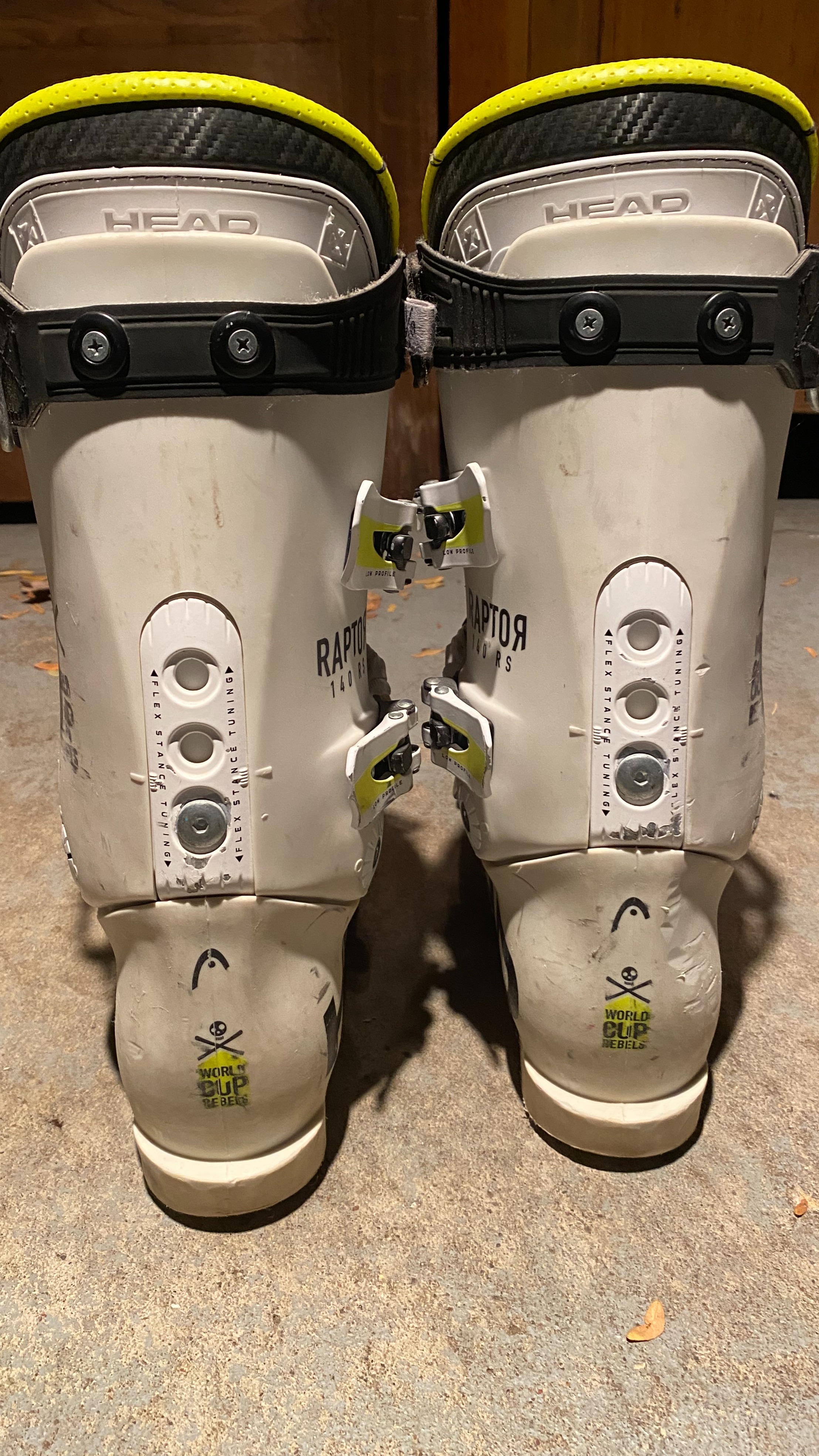 Men's Used HEAD World Cup Rebel Raptor Ski Boots Flex of 140 SidelineSwap