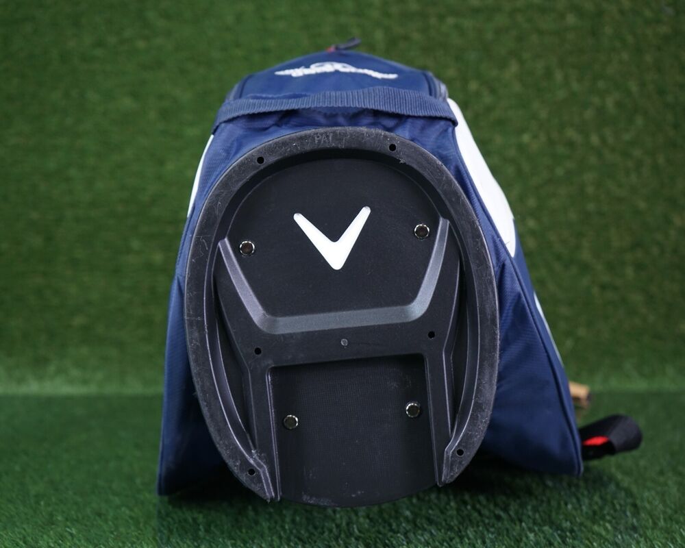 CALLAWAY CHEV 14 CART 14WAY TOP DIVIDER GOLF CART BAG W/ RAIN HOOD