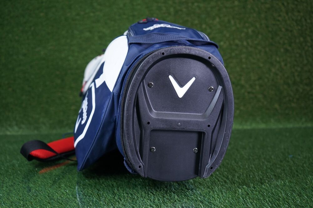 CALLAWAY CHEV 14 CART 14WAY TOP DIVIDER GOLF CART BAG W/ RAIN HOOD