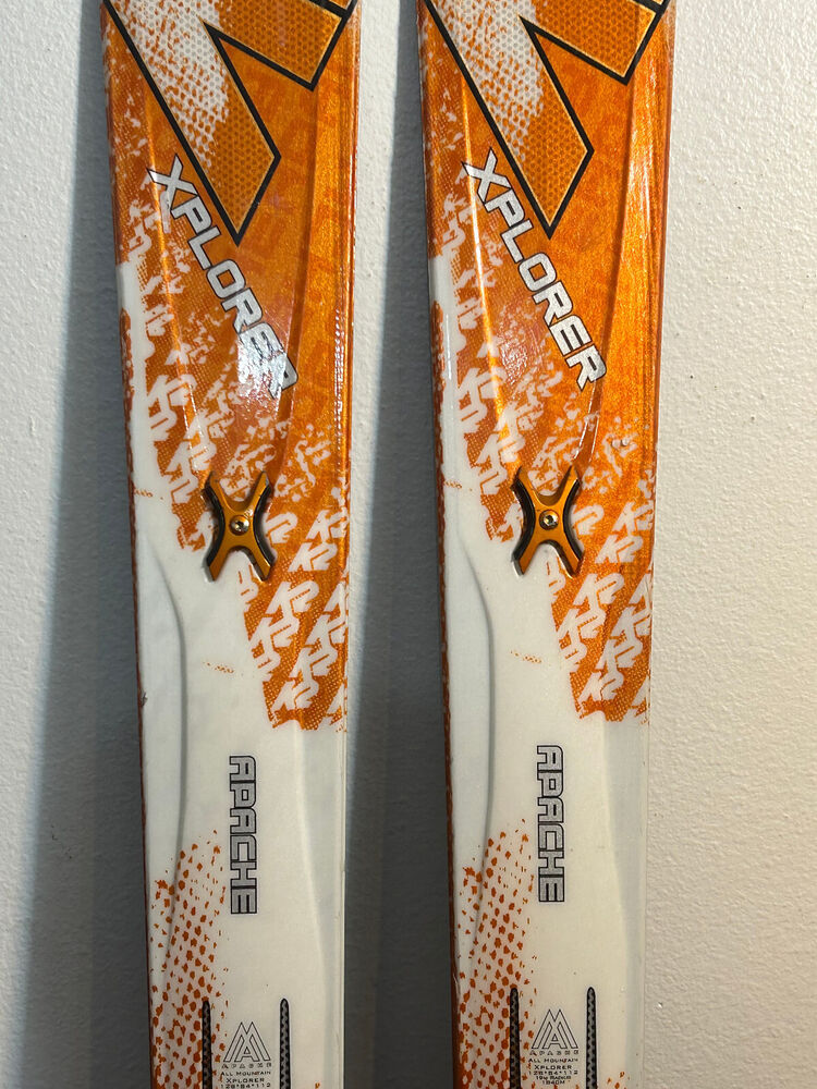 K2 Apache Xplorer Downhill Skis 184 cm. Marker MX 12.0 Bindings