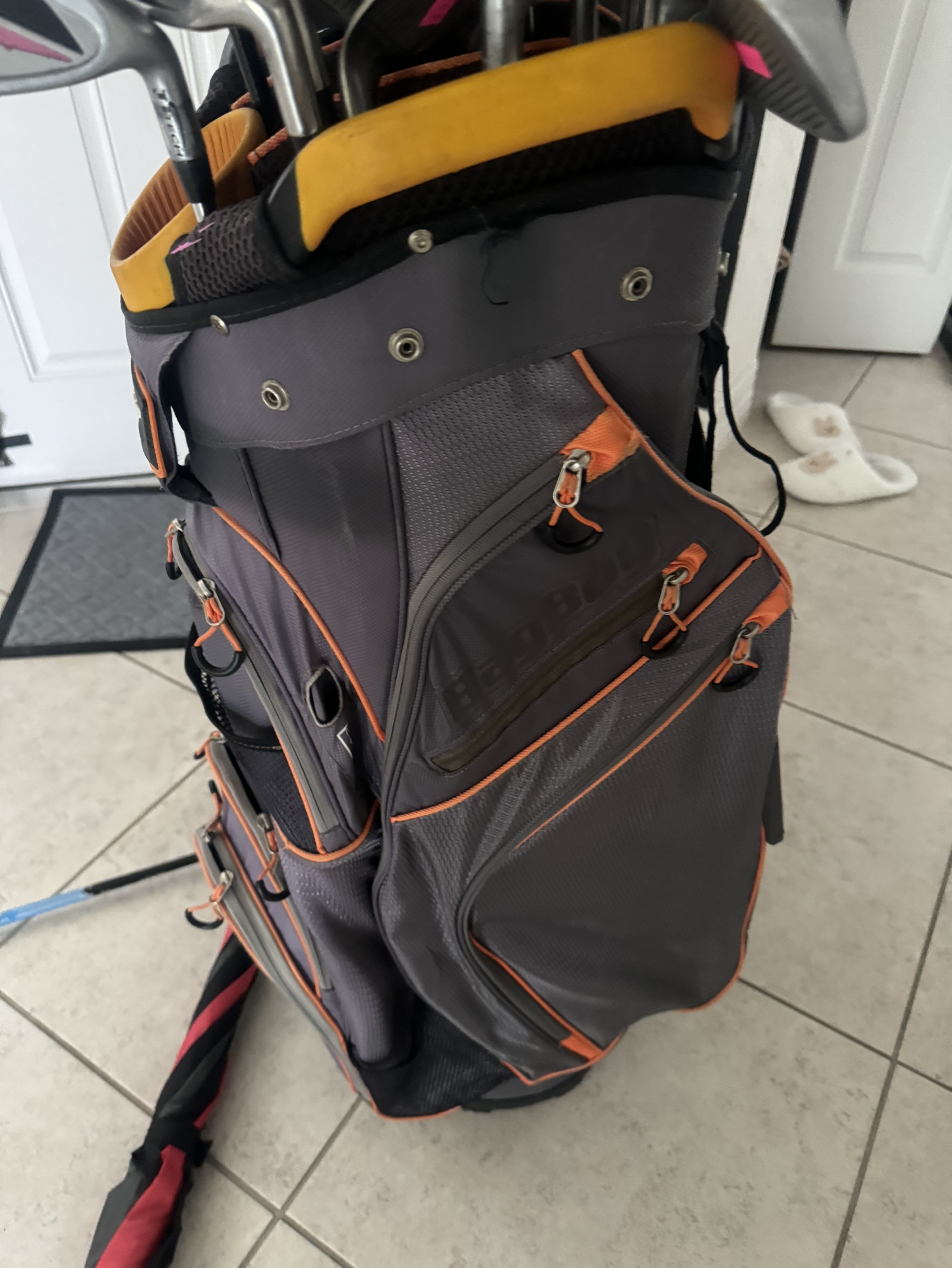 Bag Boy Golf Cart Bag 14 Dividers with cooler pocket and shoulder strap