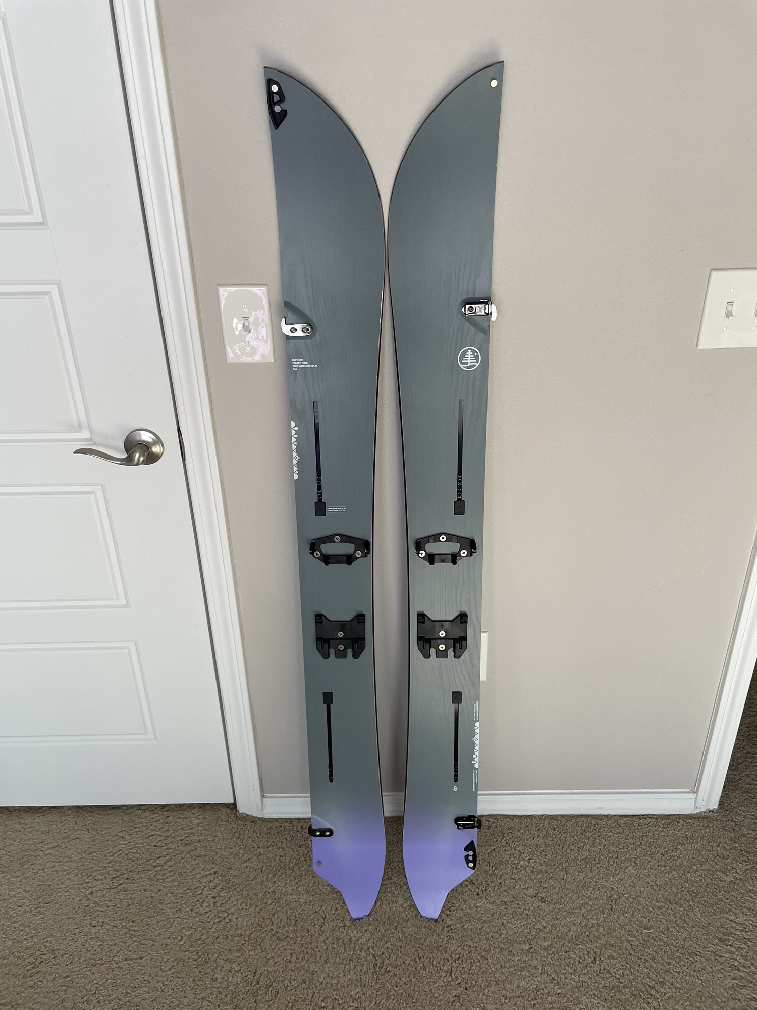 Men's Burton Soft Flex Directional Pow wrench split Snowboard