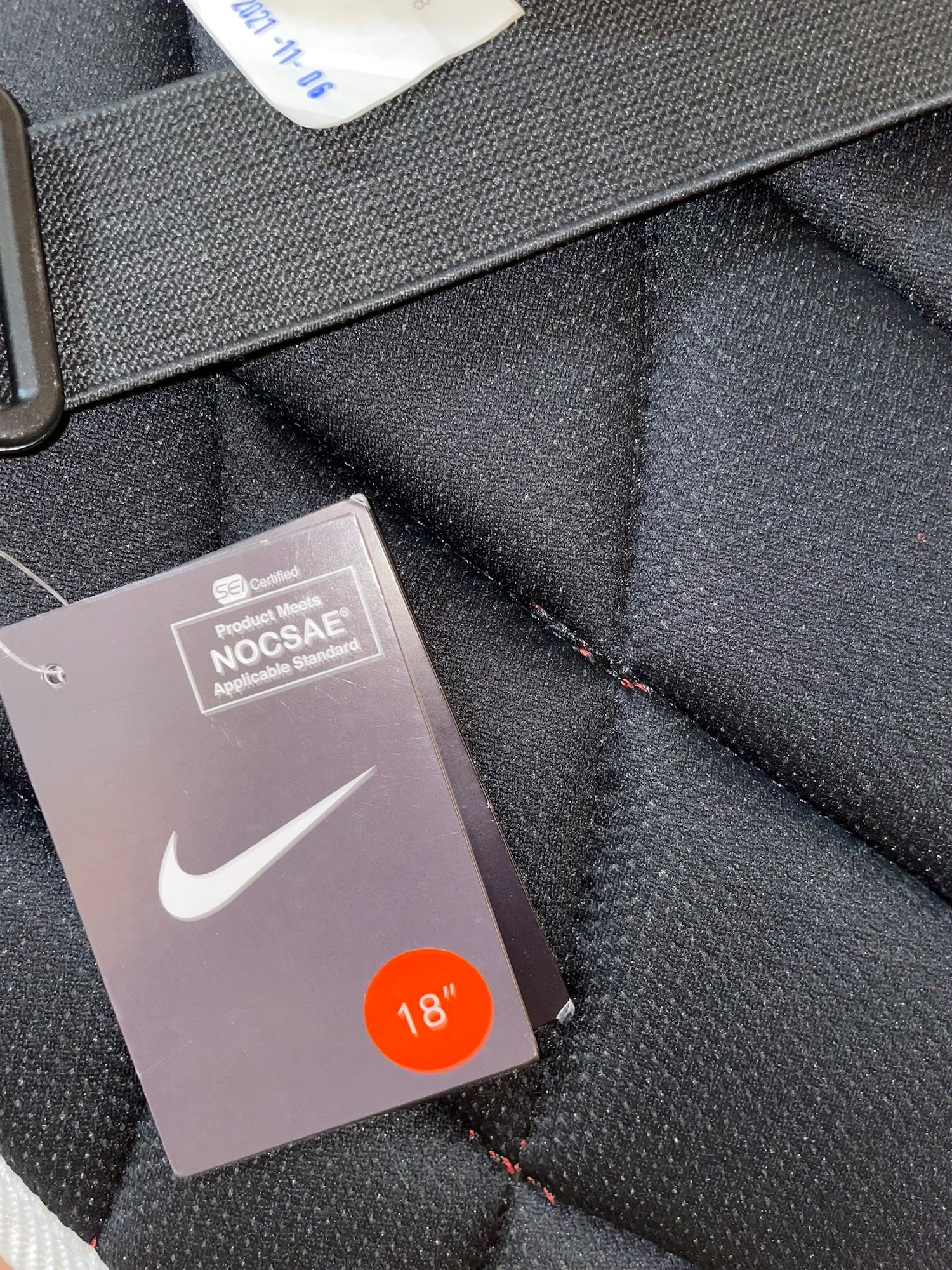 Nike Vapor Catcher's Chest Protector Gear Red/Black/White Size 18" NEW