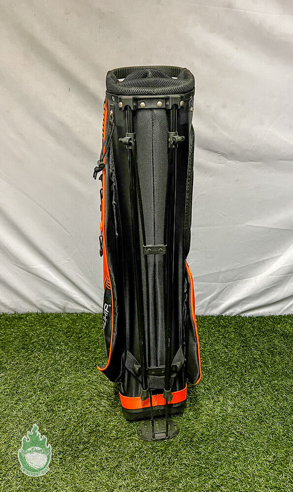 New Orange Whip Stand Bag Golf Bag 4Way Orange/Black SidelineSwap