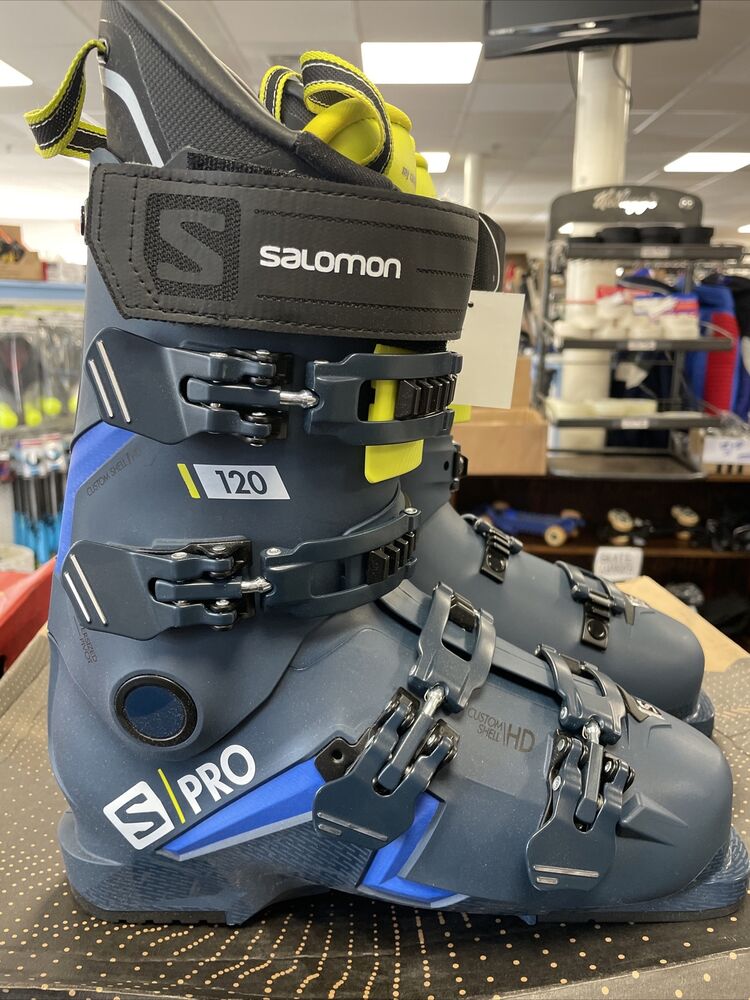 BRAND NEW MONDO SIZE 26 / 26.5 SALOMON S/PRO 120 SKI BOOTS SidelineSwap