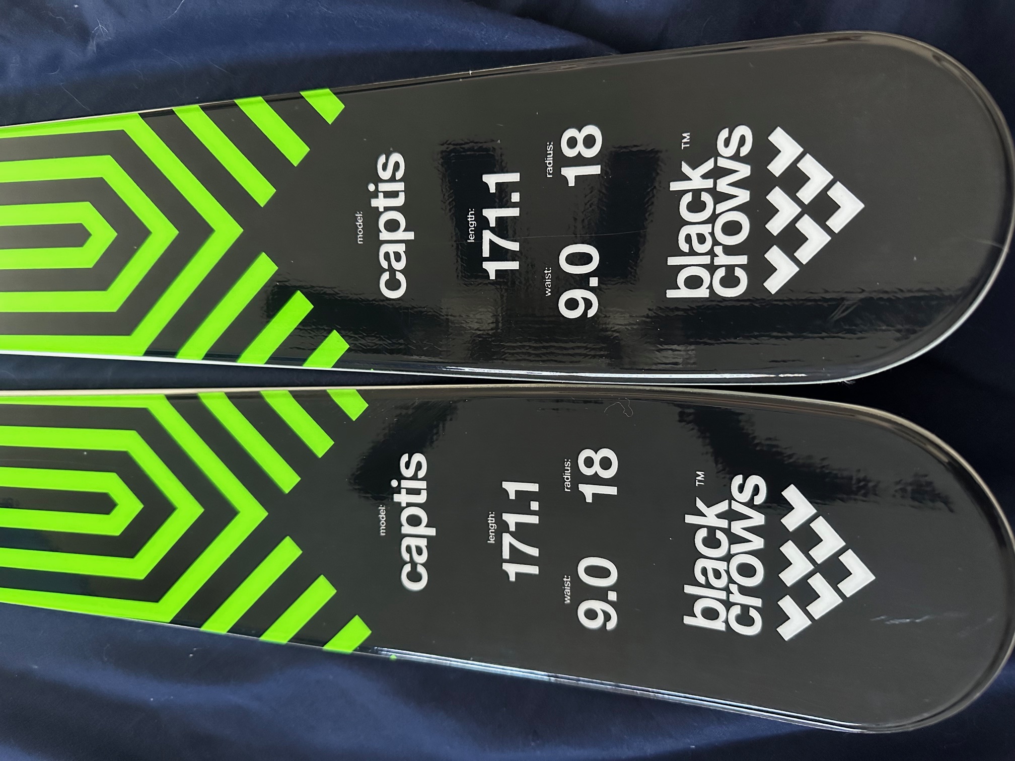 Unisex Black Crows Captis 171 CM Without Bindings Skis | SidelineSwap