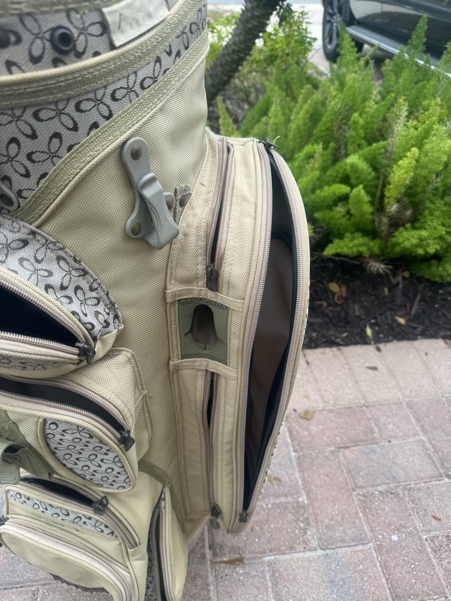 Ladies Golf Cart Bag By Datrek , with individual club dividers and rain
