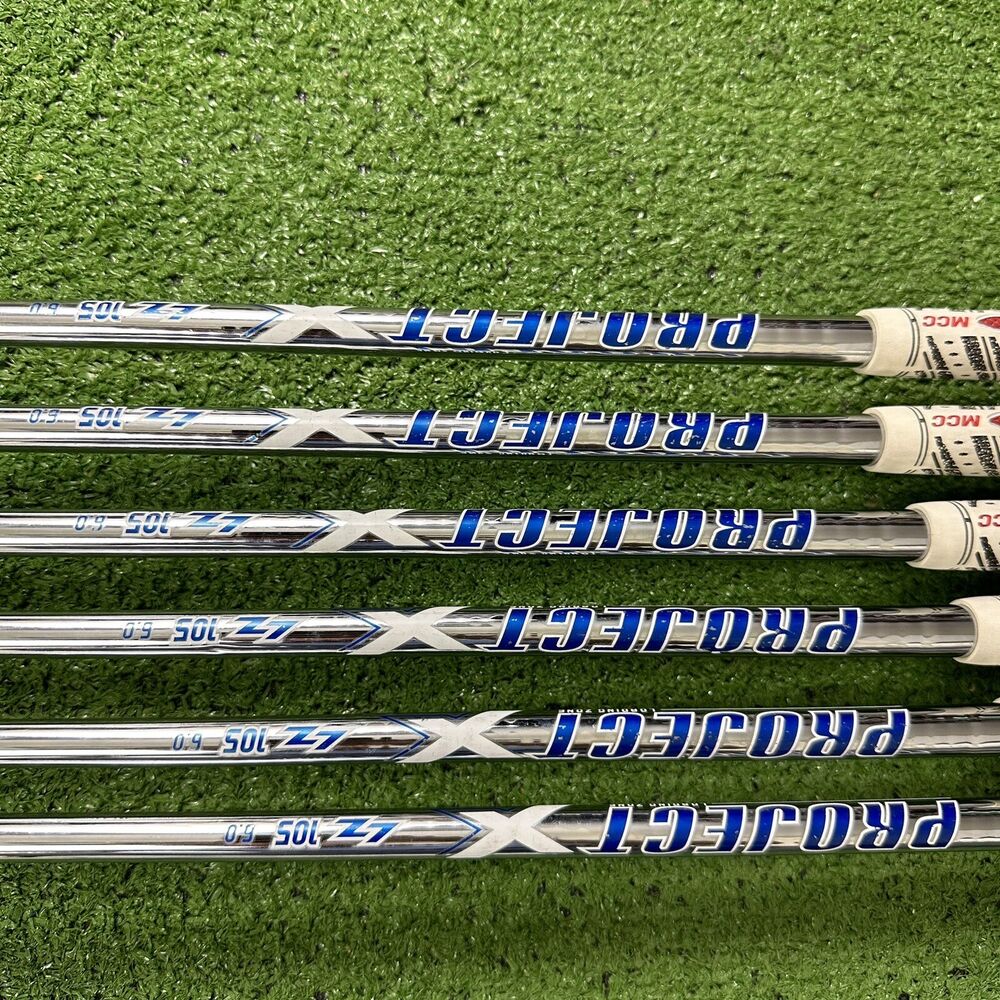 READ Titleist 718 CB Iron Set 49 Project X LZ 105 6.0 Stiff Flex Left
