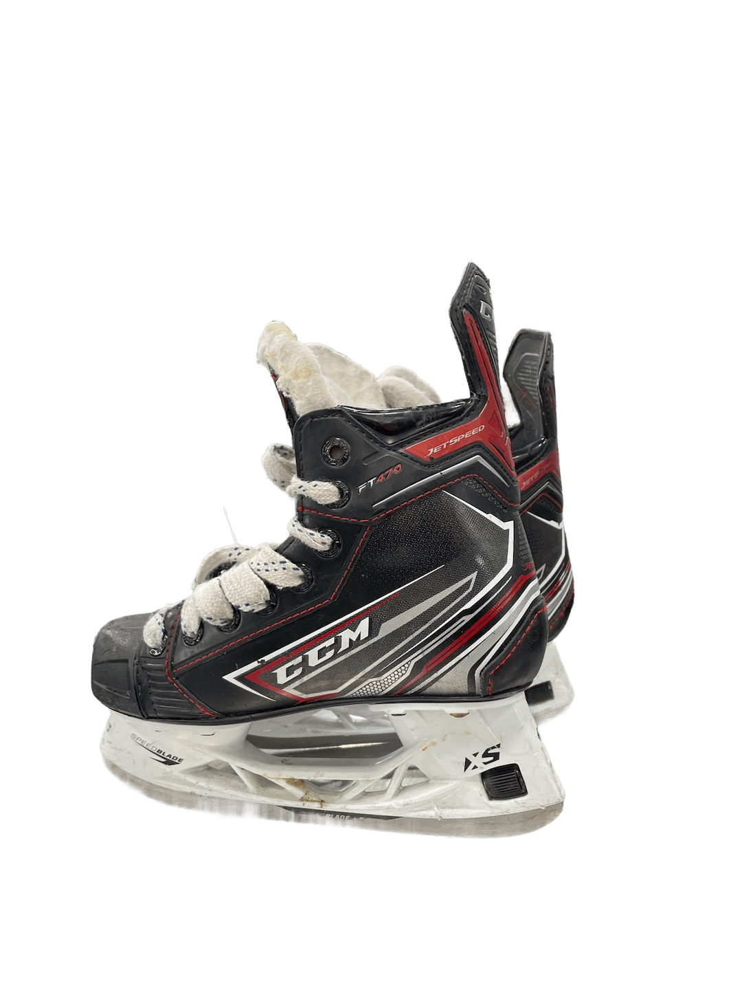 Used Ccm Jetspeed Ft 470 Junior 01.5 Ice Hockey Skates SidelineSwap