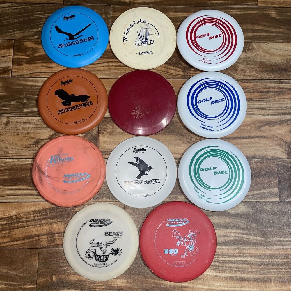 Lot of 11 Used Disc Golf Frolf Discs Innova, Franklin, etc SidelineSwap