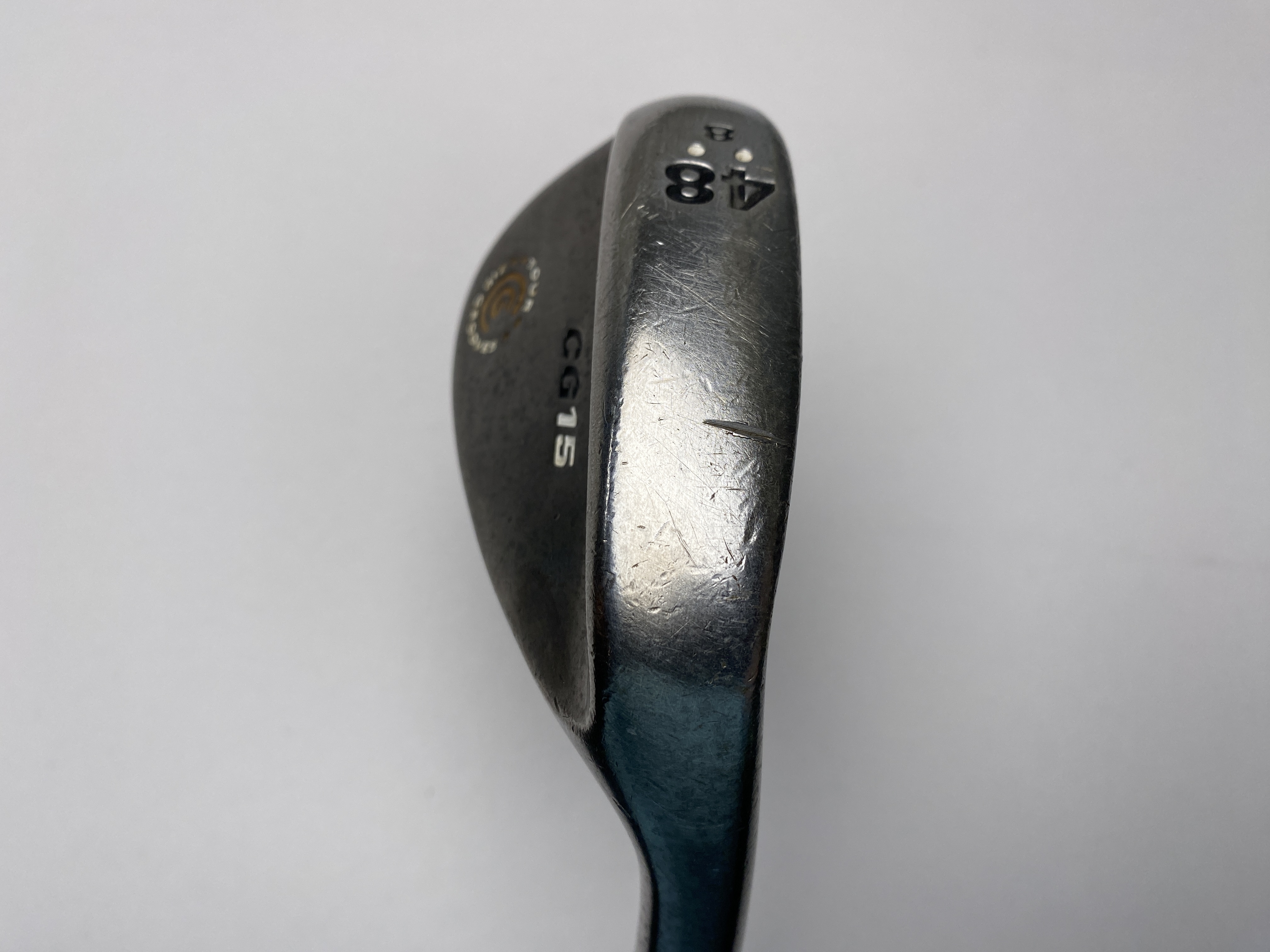 Cleveland CG15 Black Pearl Wedge 48* 8 Bounce Traction Wedge RH Midsize Grip SidelineSwap