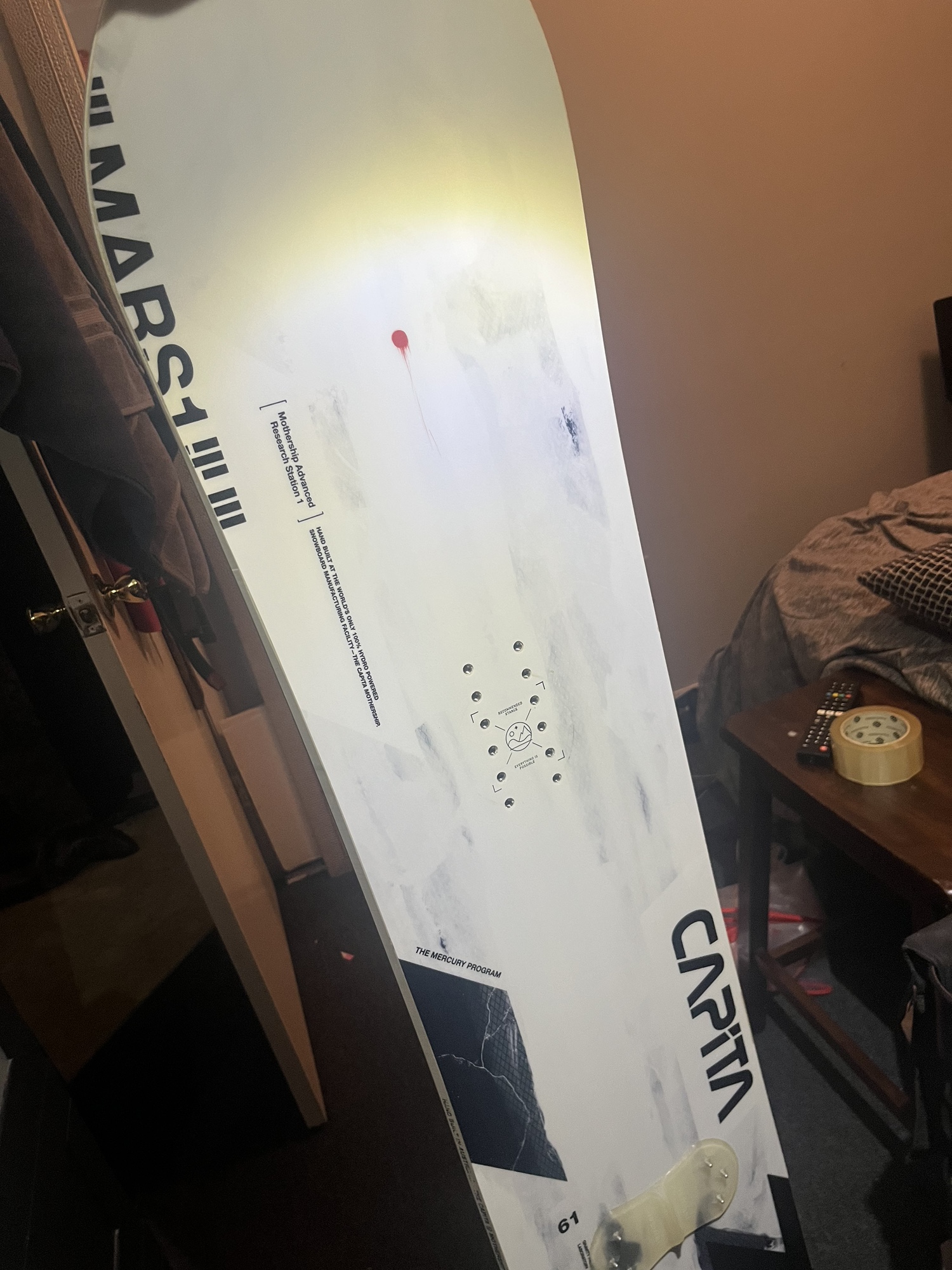 New CAPiTA Mercury Snowboard All Mountain Medium Flex Directional Twin Used Once SidelineSwap