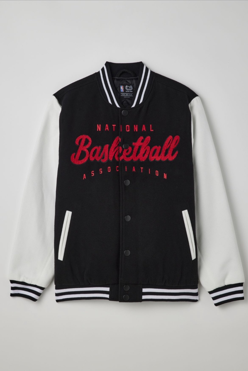 Brand New Mens Embroidered NBA Varsity Jacket Size XL SidelineSwap