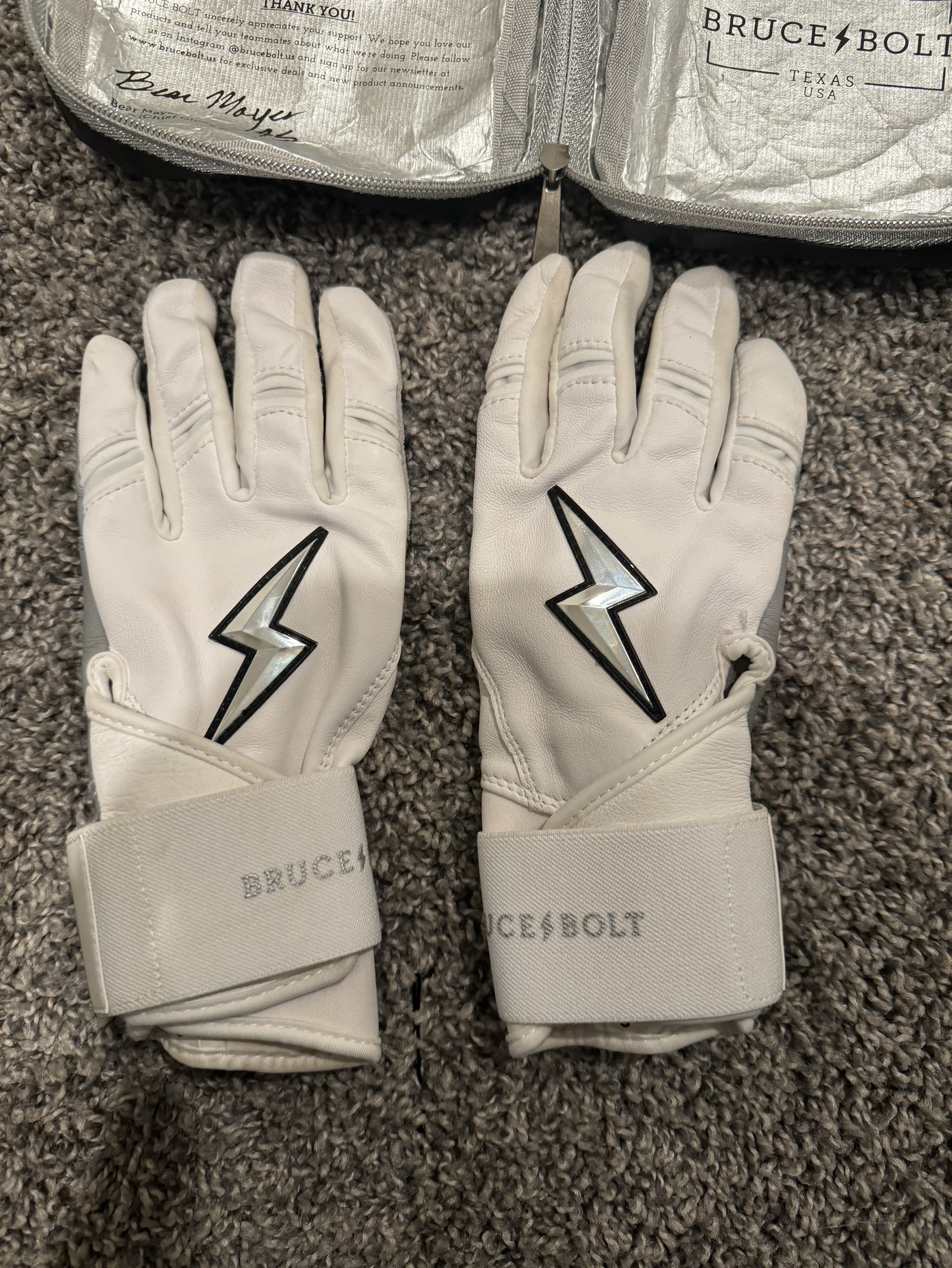 Used Small Bruce Bolt Batting Gloves SidelineSwap