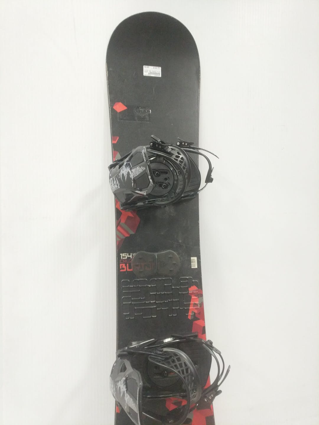 Used Burton Cruzer 154w Md Lg Matrix Bindings 155 Cm Men's Snowboard