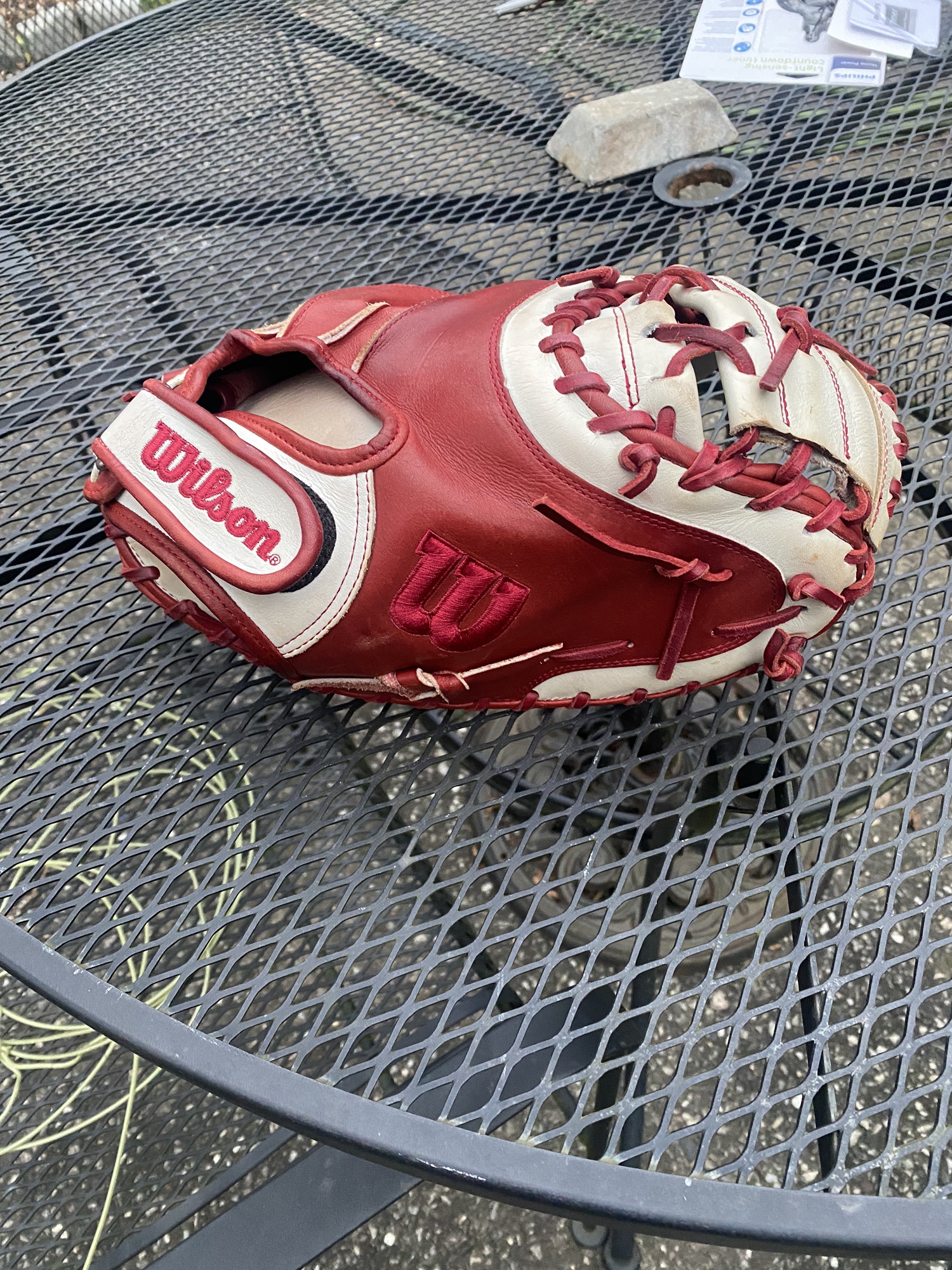 Wilson a2000 1790v catchers mitt baseball glove CUSTOM SidelineSwap