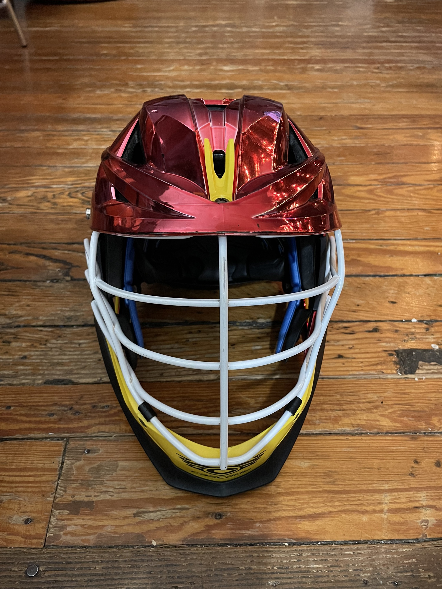 Cascade XRS Lacrosse Helmet Chrome Red (Retail 375) SidelineSwap