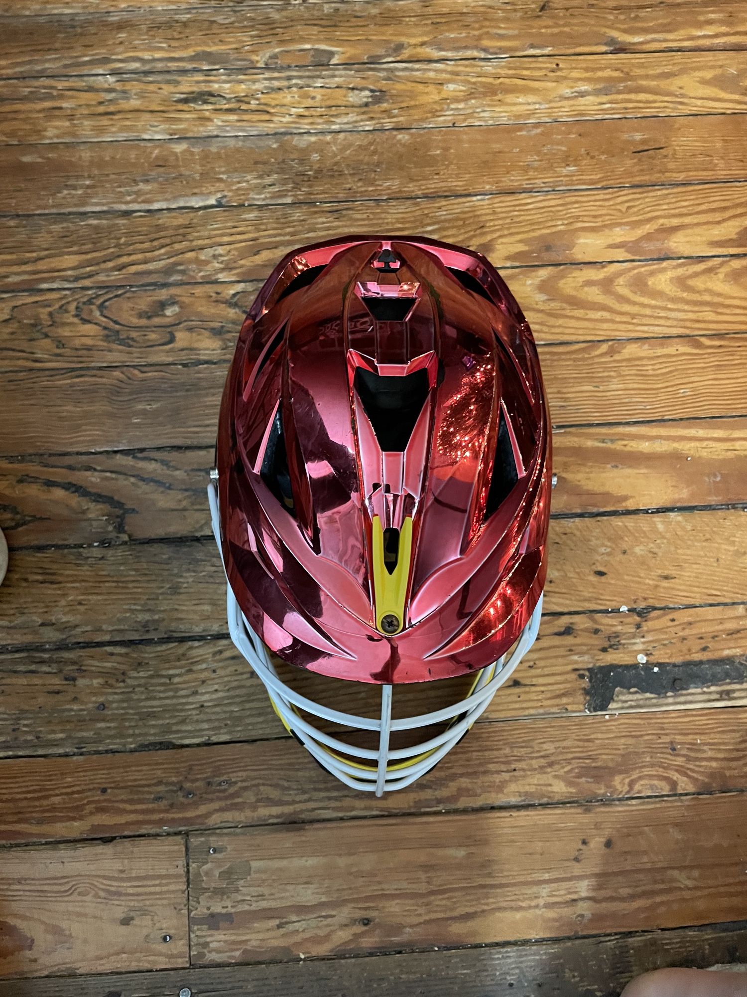 Cascade XRS Lacrosse Helmet Chrome Red (Retail 375) SidelineSwap