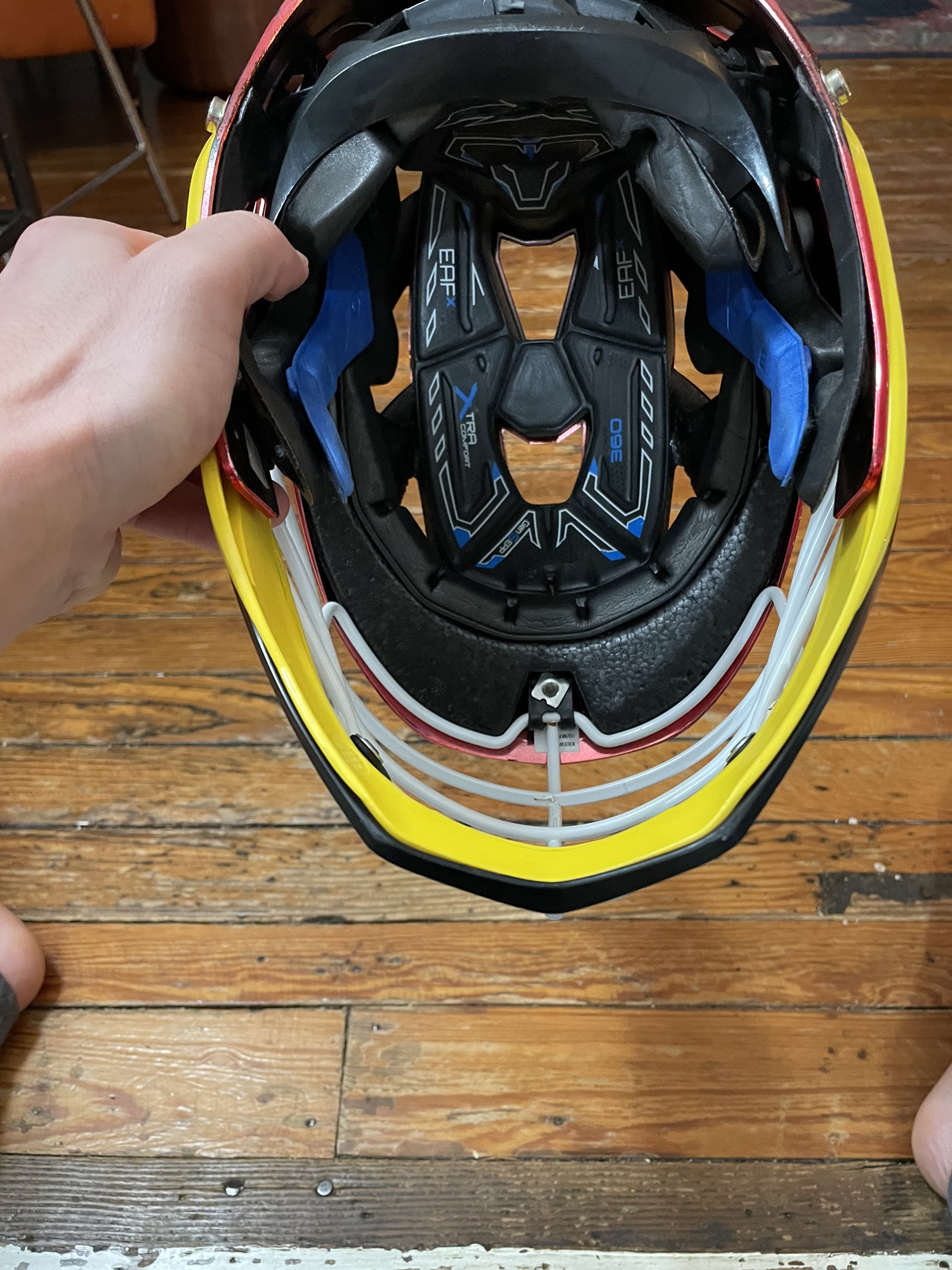 Cascade XRS Lacrosse Helmet Chrome Red (Retail 375) SidelineSwap