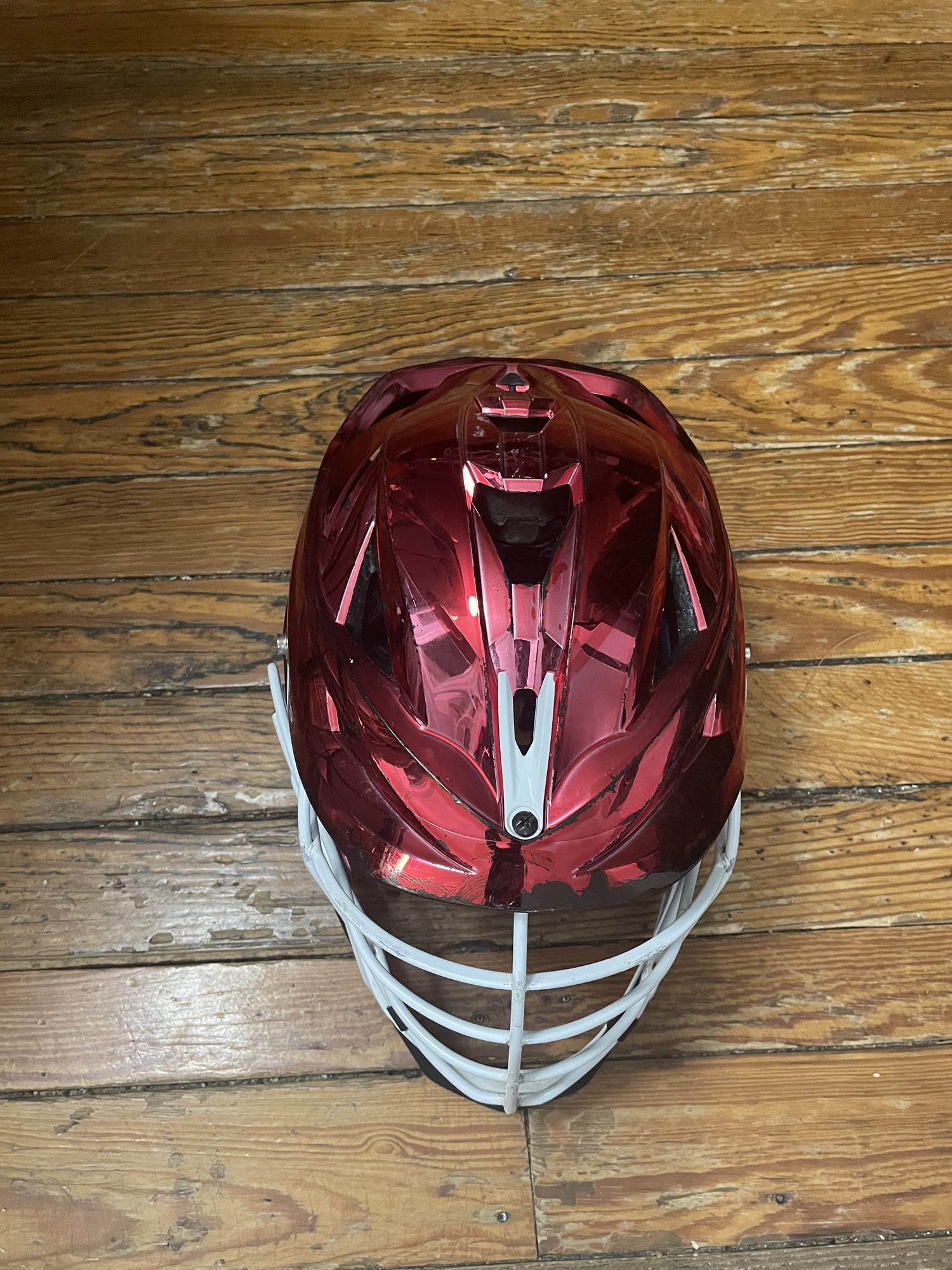 Cascade XRS Lacrosse Helmet Chrome Red (Retail 375) SidelineSwap