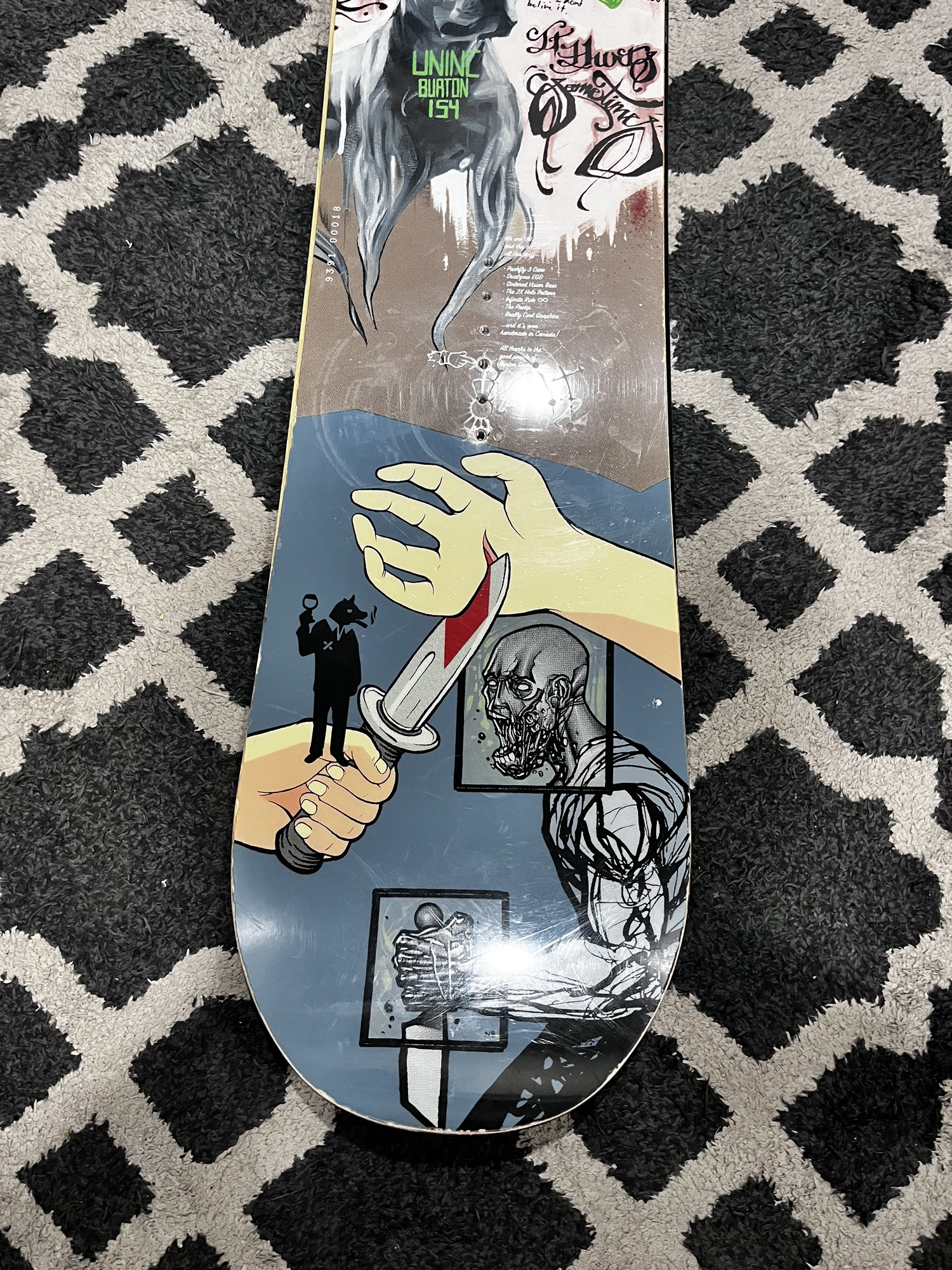 Men's vintage 154 cm Burton Uninc | SidelineSwap | Buy and