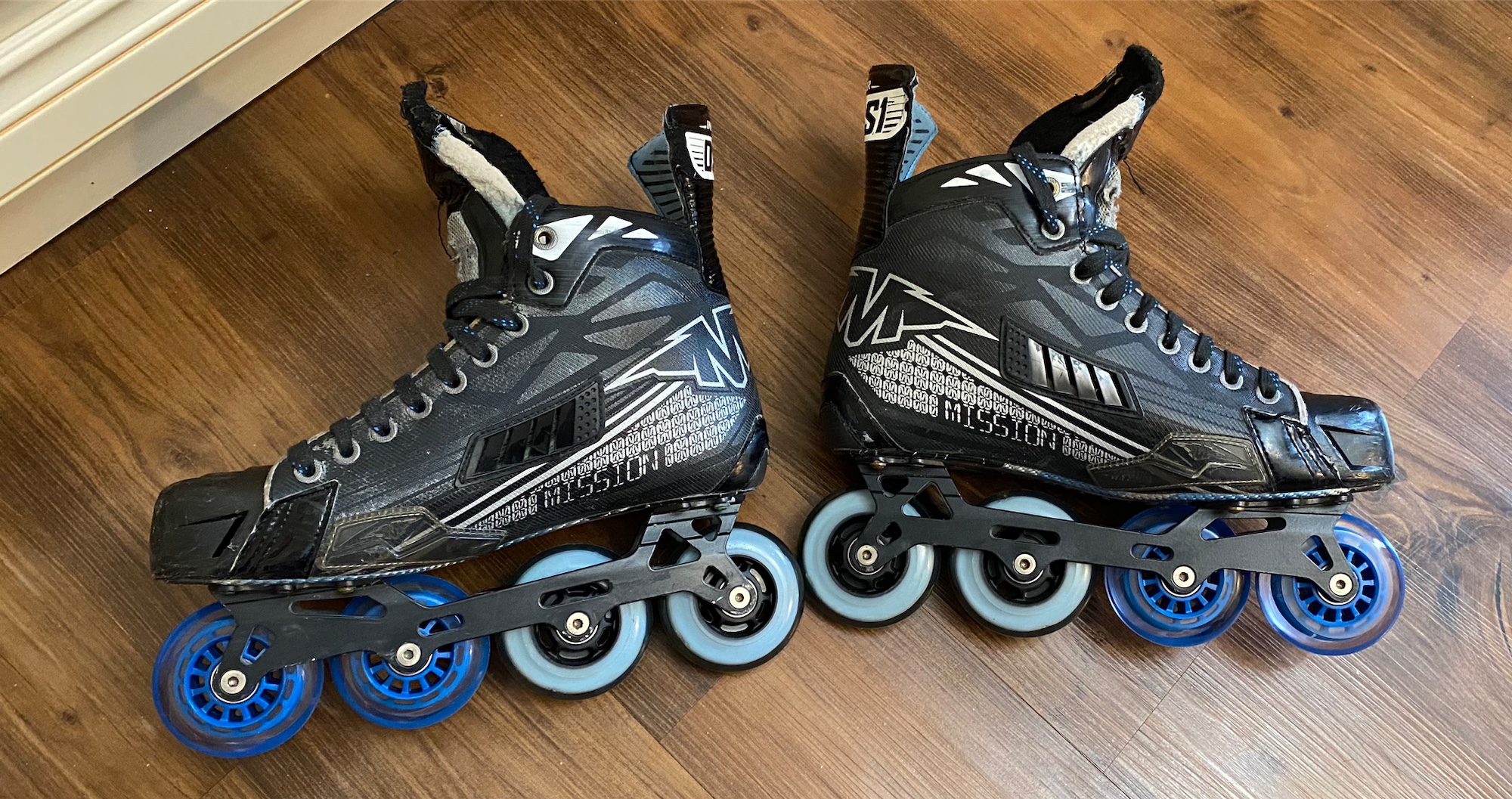 Mission Inhaler DS1 Inline Roller Hockey skate Sz 10 HiLo Magnesium