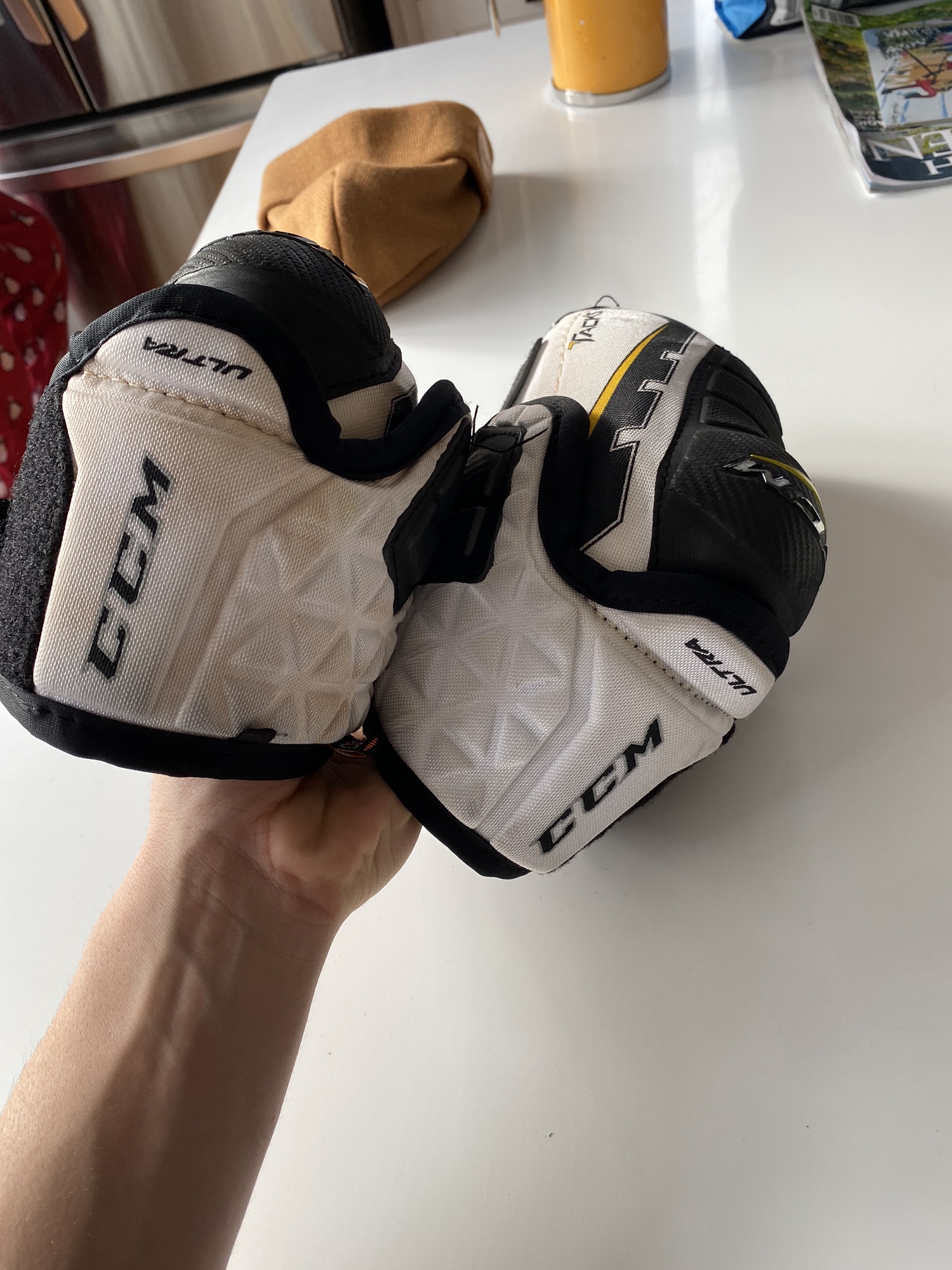 Used CCM Pro Stock Ultra Tacks Elbow Pads SidelineSwap