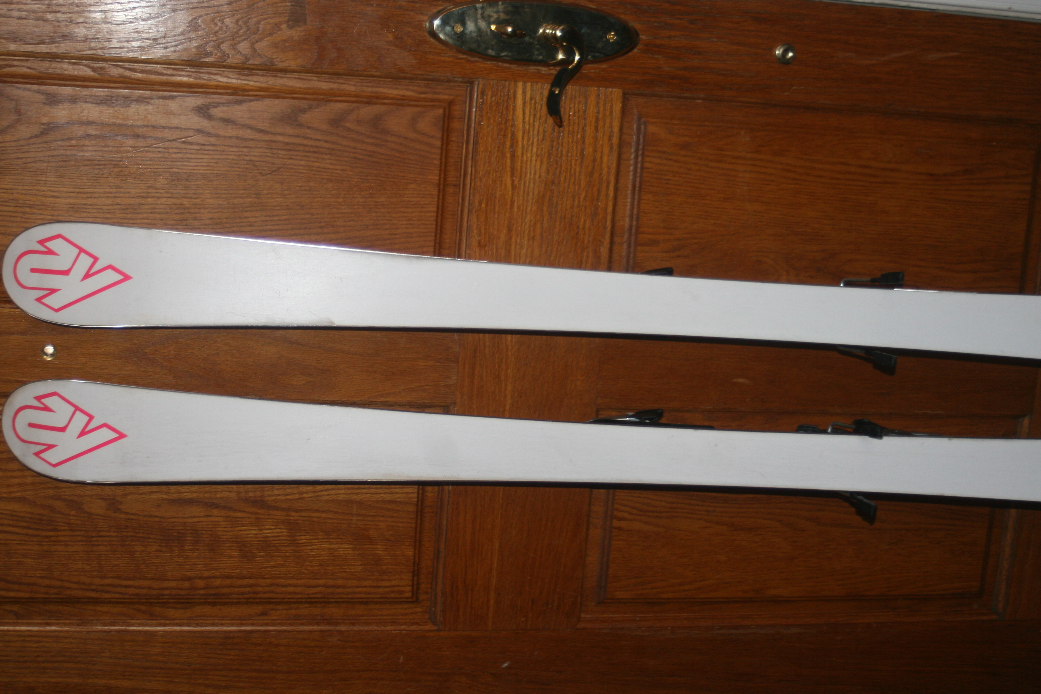 Used Women's 154 cm All Mountain K2 Just Cause Skis with Marker