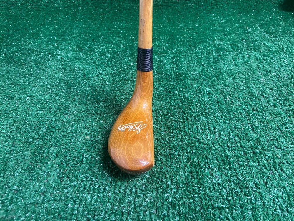 J.B. Halley St. Andrews MKVII Made In Scotland Wooden Mallet Putter RH 35" SidelineSwap
