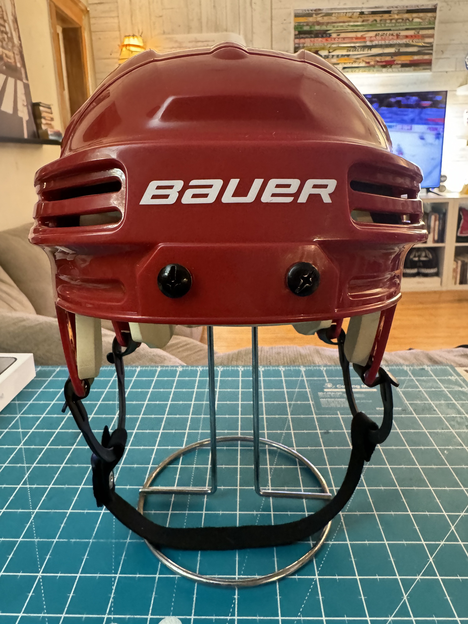 Bauer 4500 XL Hockey Helmet (Red) SidelineSwap