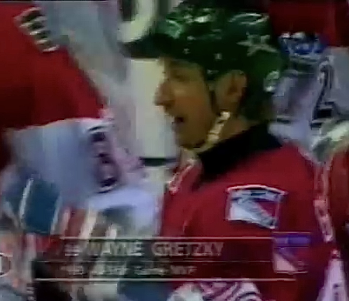 VINTAGE WAYNE GRETZKY 1999 ALL STAR GAME JOFA HOCKEY HELMET WITH VIP