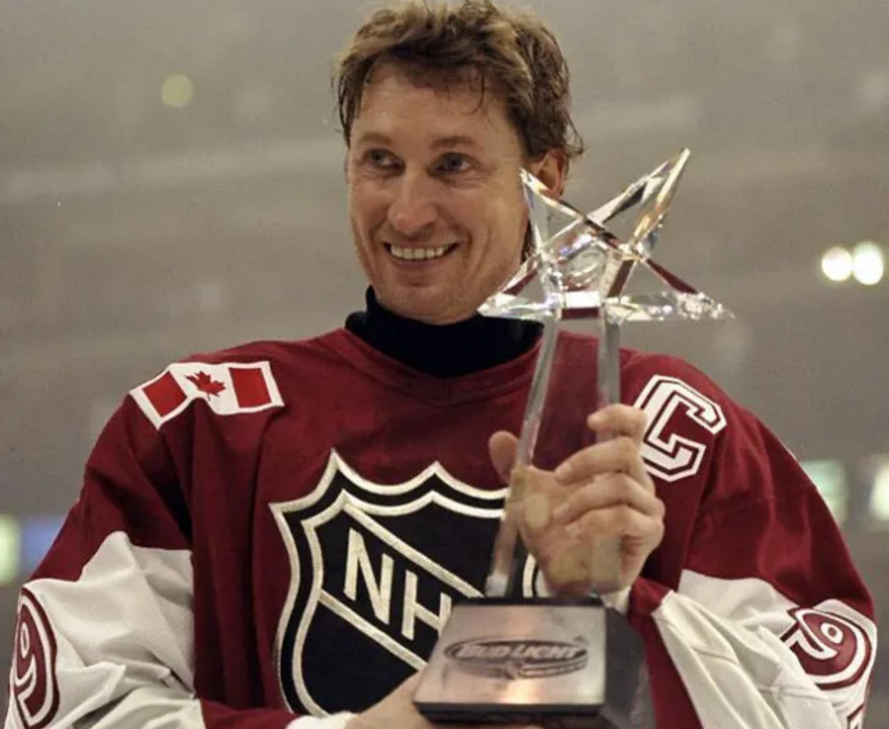 VINTAGE WAYNE GRETZKY 1999 ALL STAR GAME JOFA HOCKEY HELMET WITH VIP