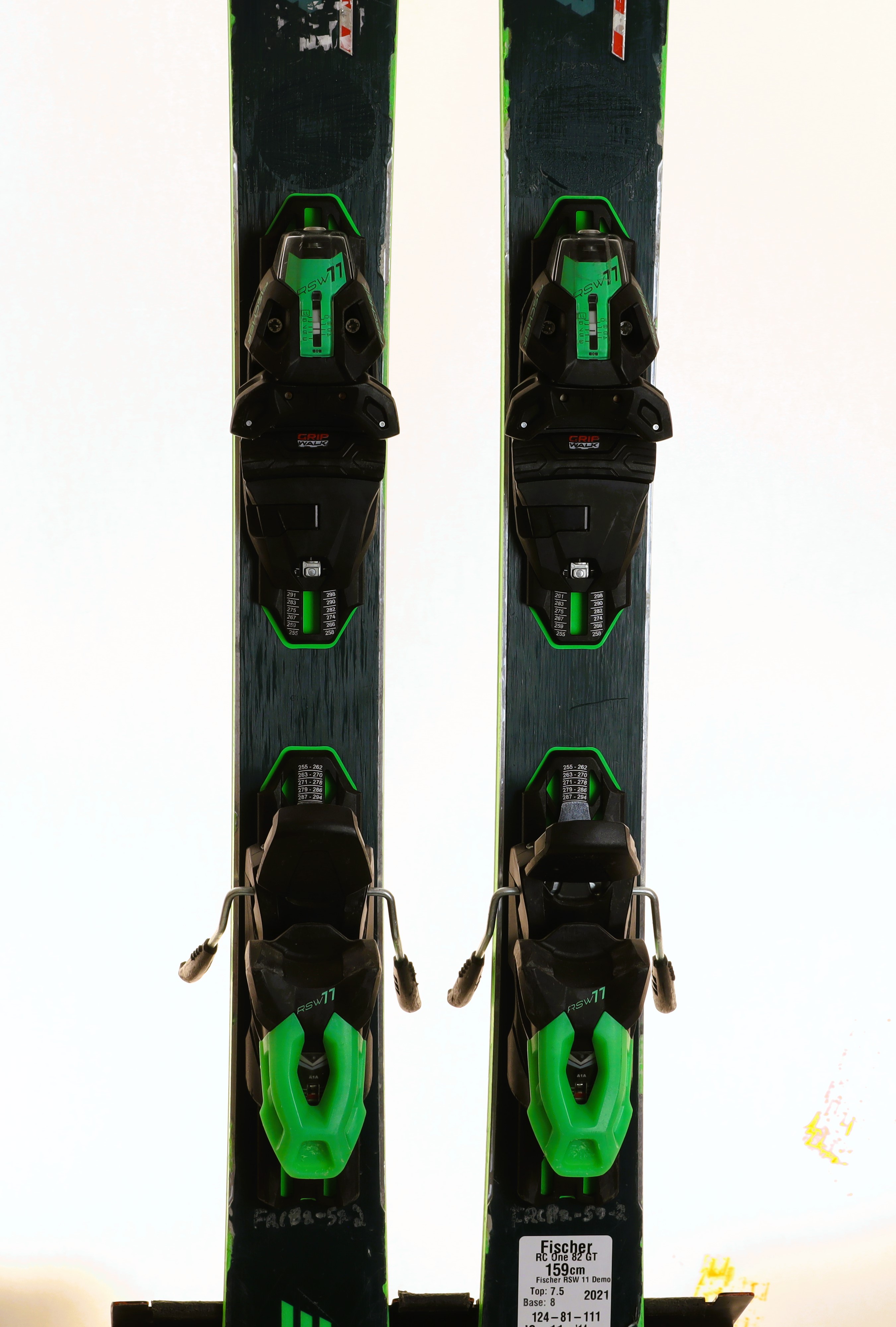 Used 2021 Fischer Rc One 82 Gt Demo Ski With Fischer Rsw 11 Bindings Used 2021 Fischer Rc One 82 Gt Demo Ski With Fischer Rsw 11 Bindings