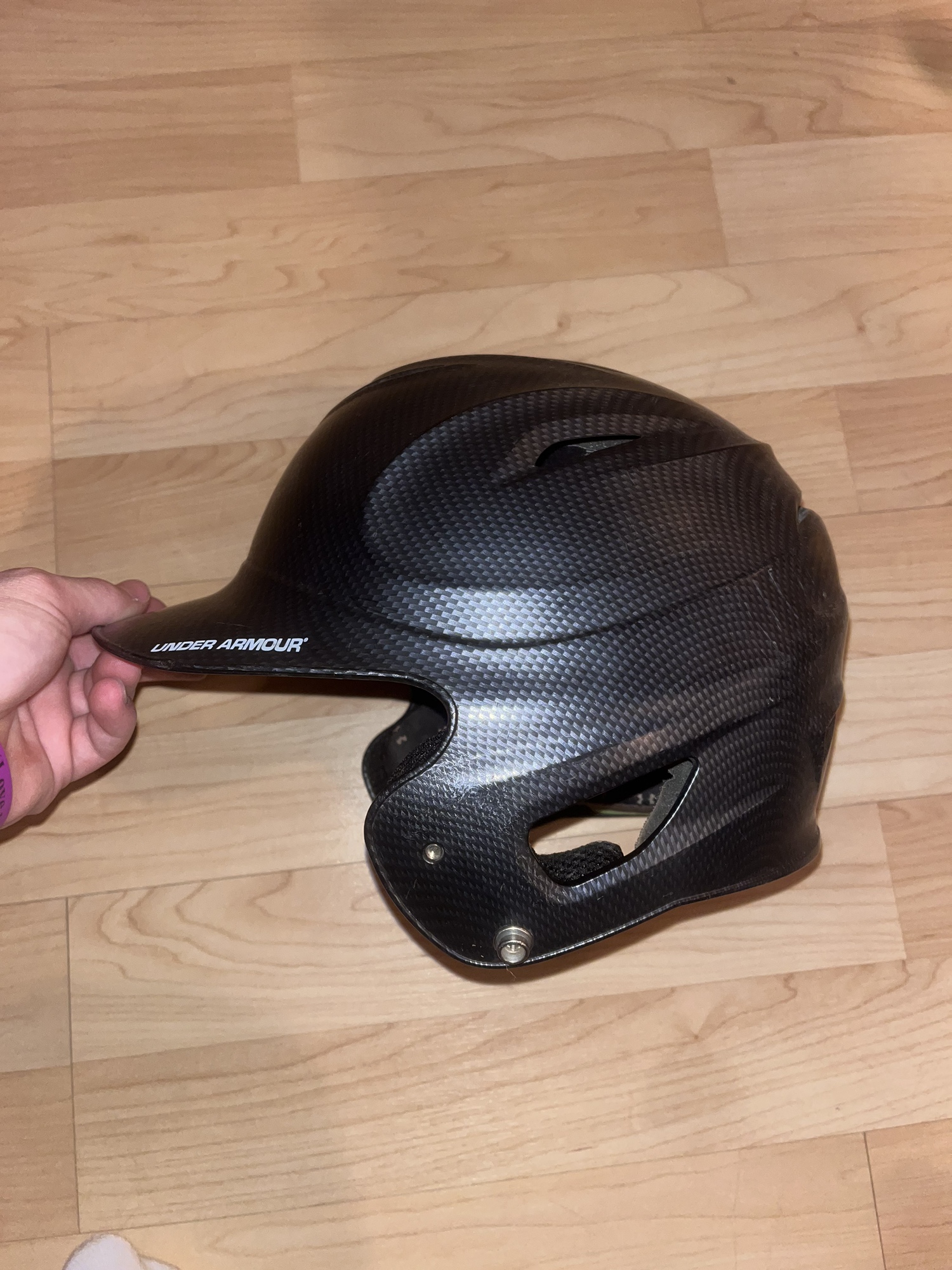 Used One Size Fits All Under Armour Batting Helmet SidelineSwap