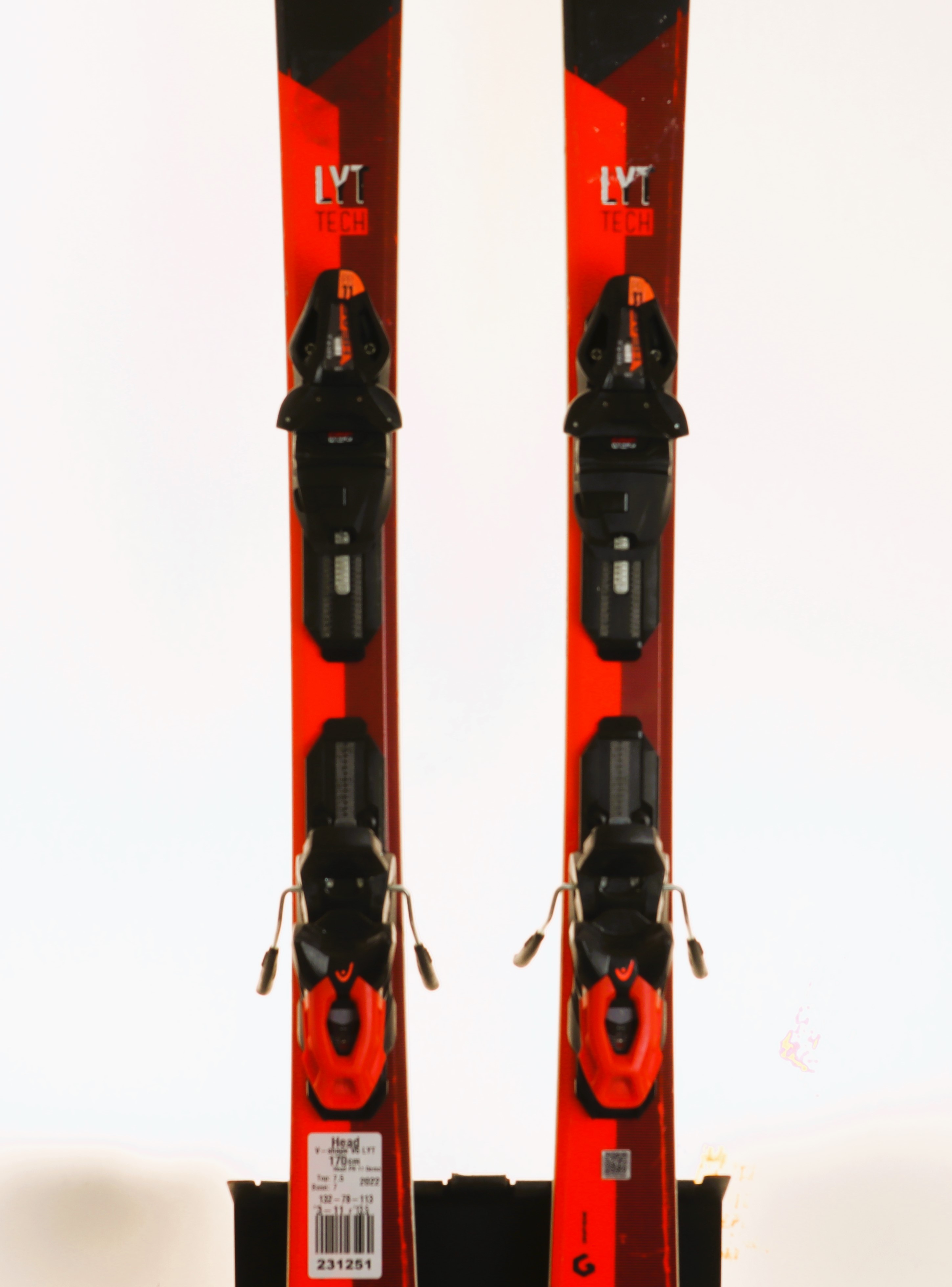 Used 2022 Head VShape V6 LYT Demo Ski with Head PR 11 Bindings Size