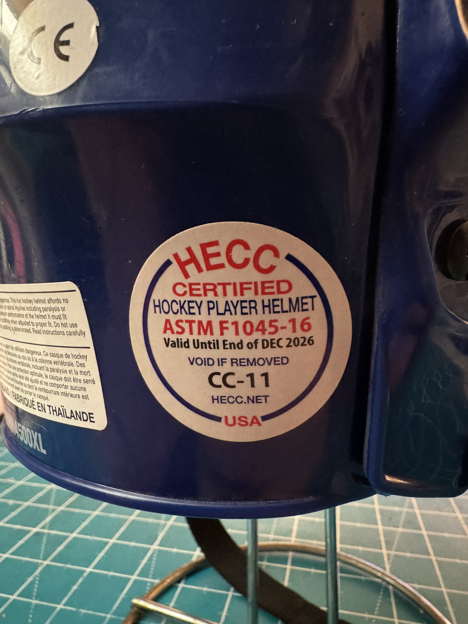 Bauer 4500 XL Hockey Helmet (Royal Blue) SidelineSwap