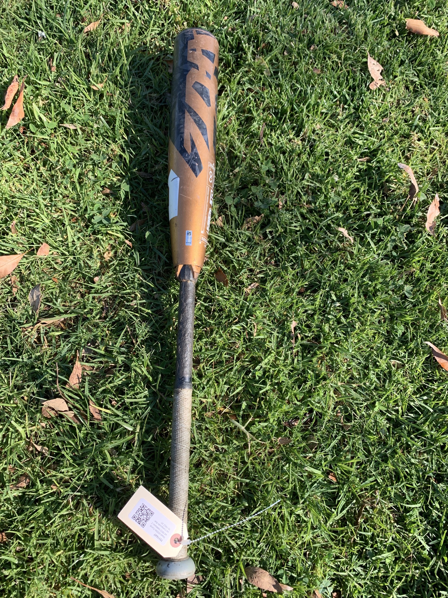 Used USSSA Certified 2022 DeMarini Zoa Composite Bat 10 19OZ 29