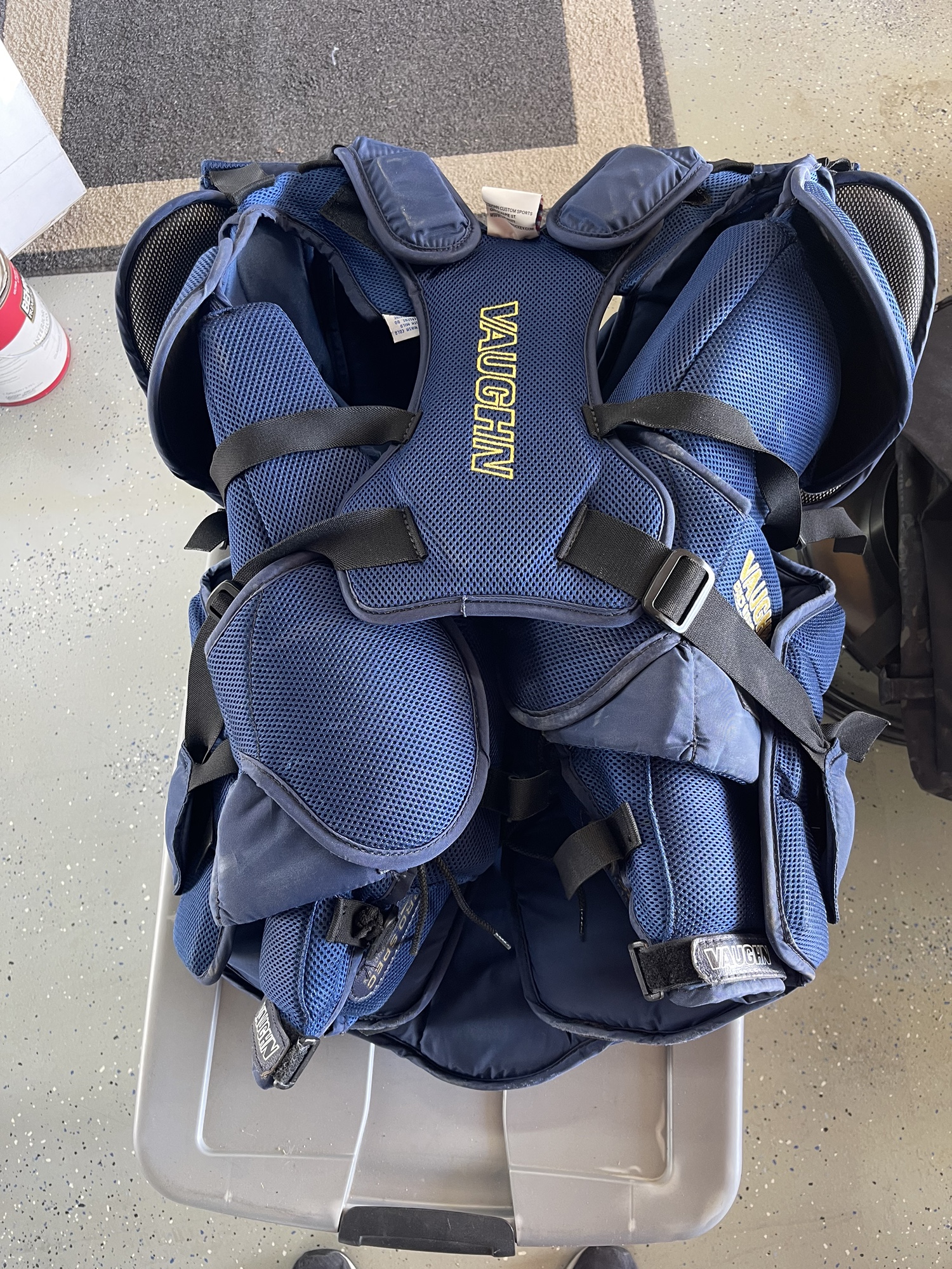 Used XL Vaughn Pro Stock Ventus SLR2 Goalie Chest Protector SidelineSwap