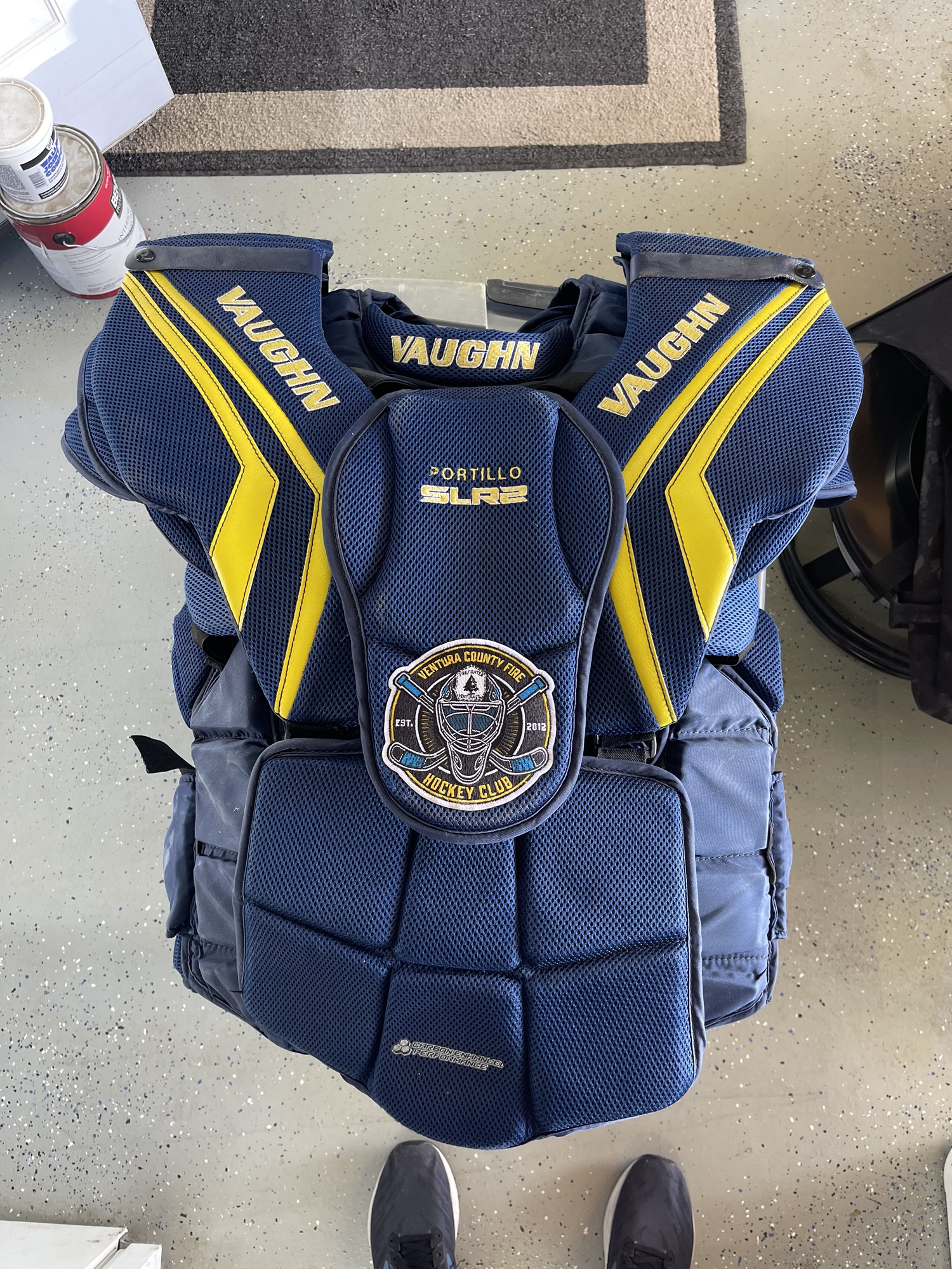 Used XL Vaughn Pro Stock Ventus SLR2 Goalie Chest Protector SidelineSwap