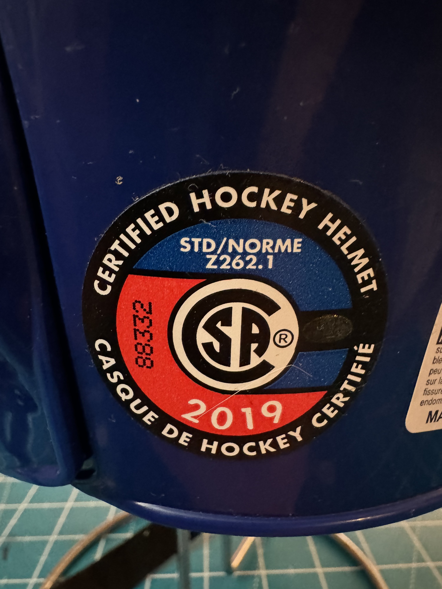 Bauer 4500 XL Hockey Helmet (Royal Blue) SidelineSwap