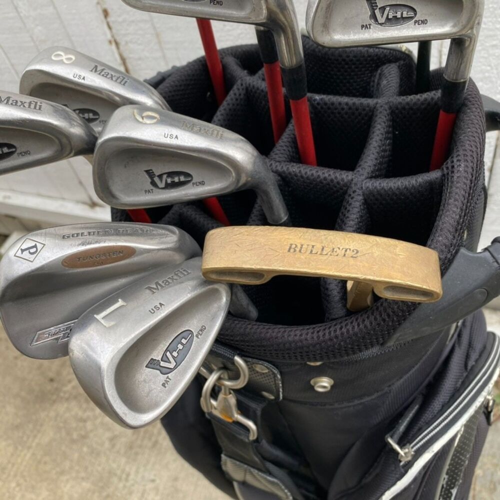 Maxfli Golf Club Complete Set With 15 Way Golf Bag SidelineSwap