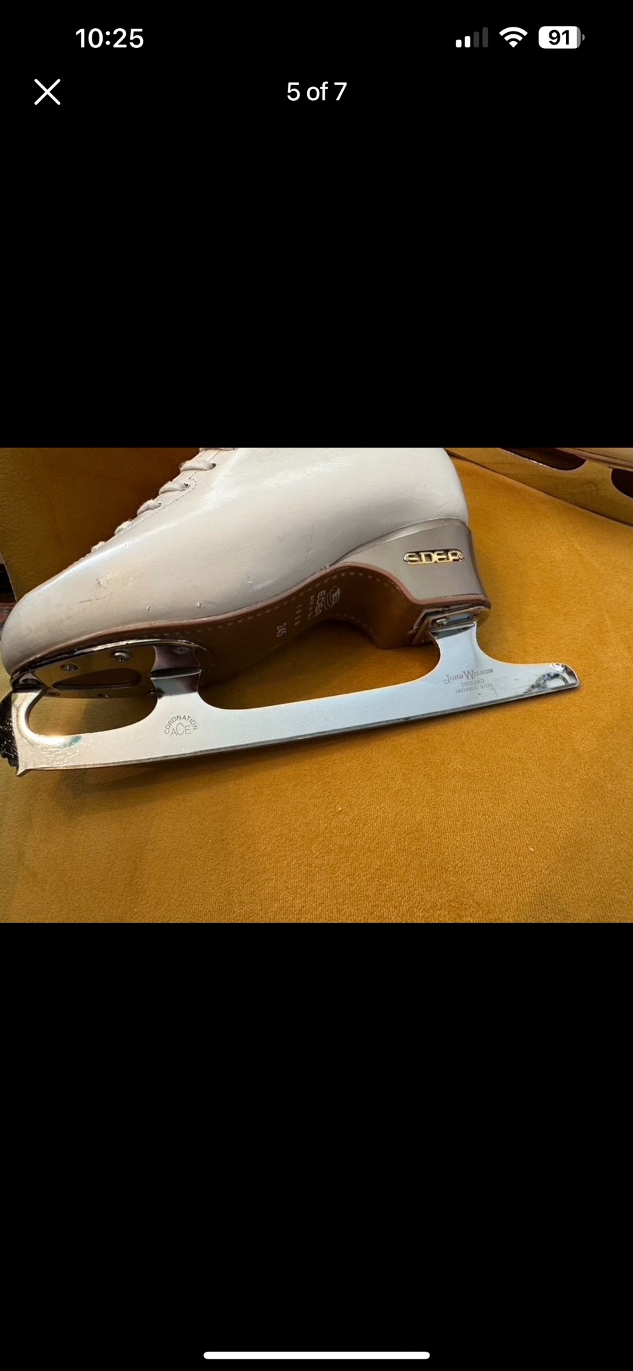 Used EDEA C Overture Figure Skates 245 C SidelineSwap