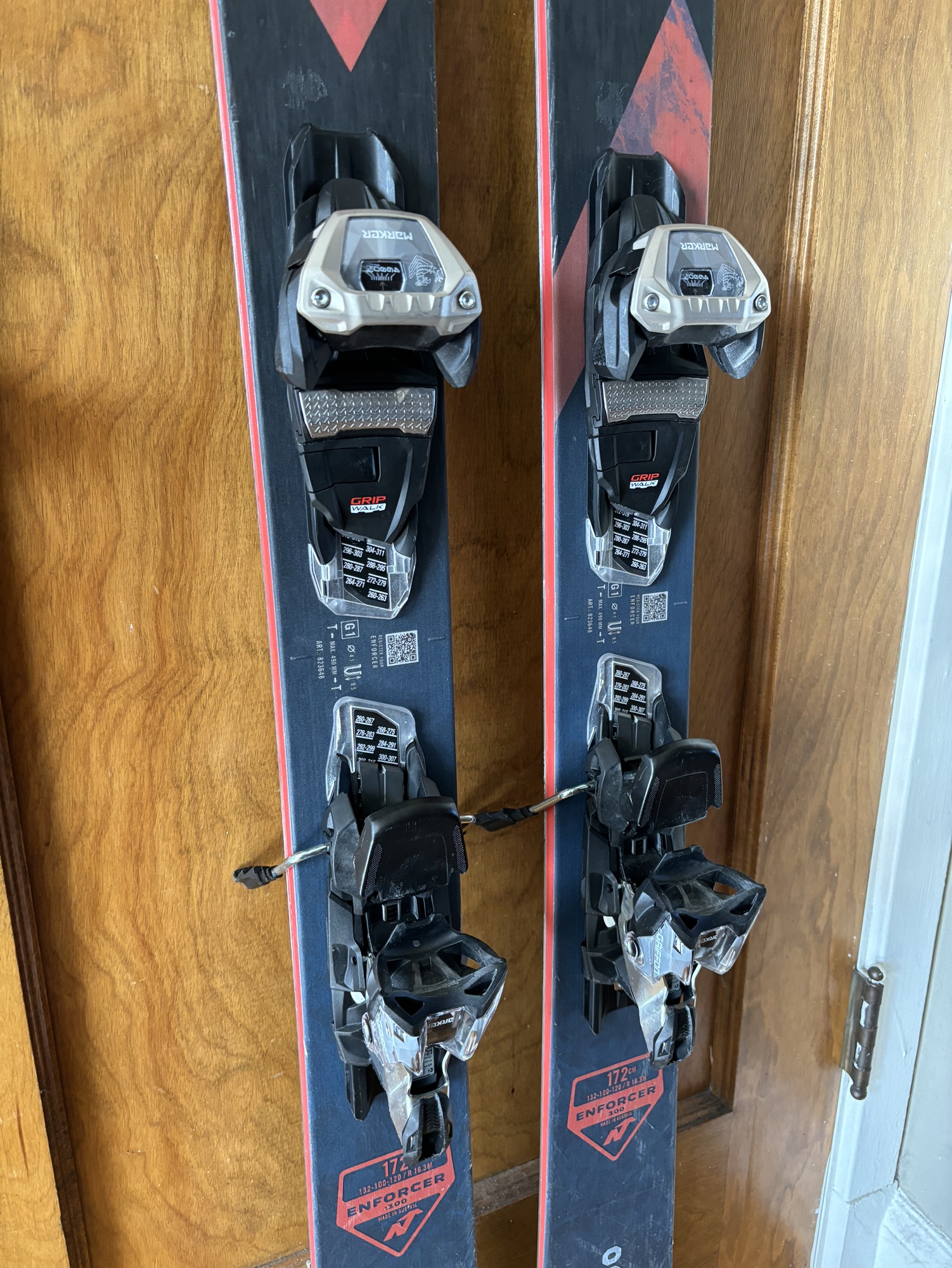 Nordica Enforcer 100 172cm with Adjustable Marker Griffon Gripwalk
