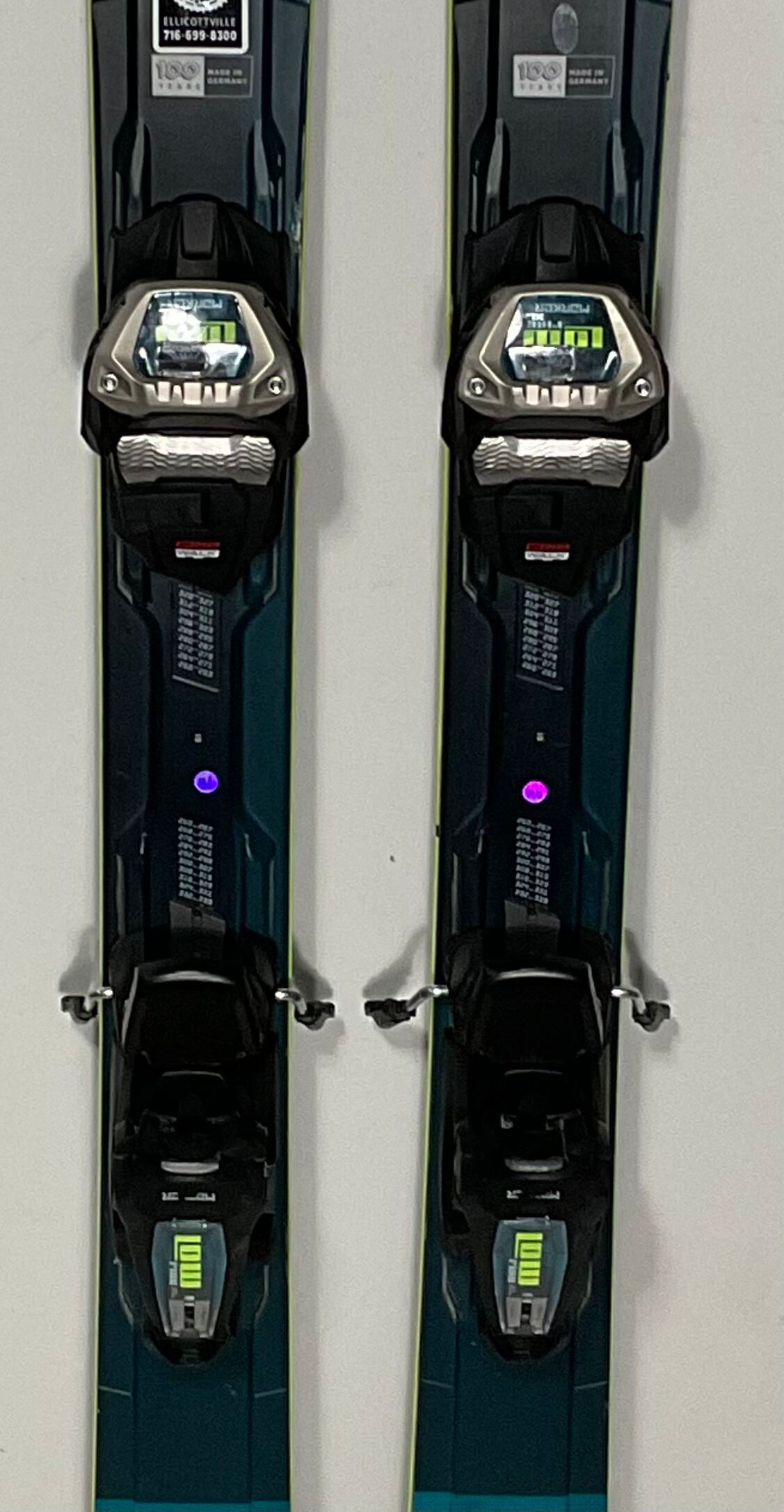 Used Men's Volkl 177cm Deacon 84 Skis With Marker Low Ride XL Bindings