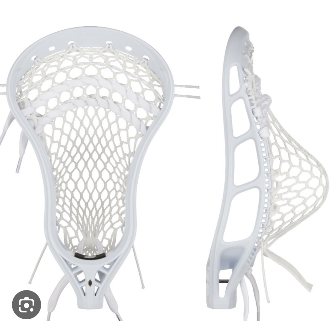 StringKing Mark 2V STRUNG Lacrosse Head & Red ECD 2.0 Mesh SidelineSwap