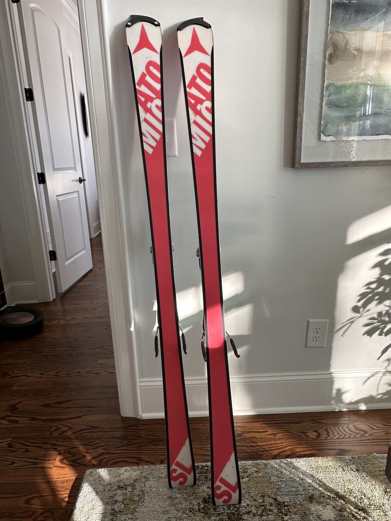 Atomic Redster FIS SL 158 CM skis with Atomic X12 bindings
