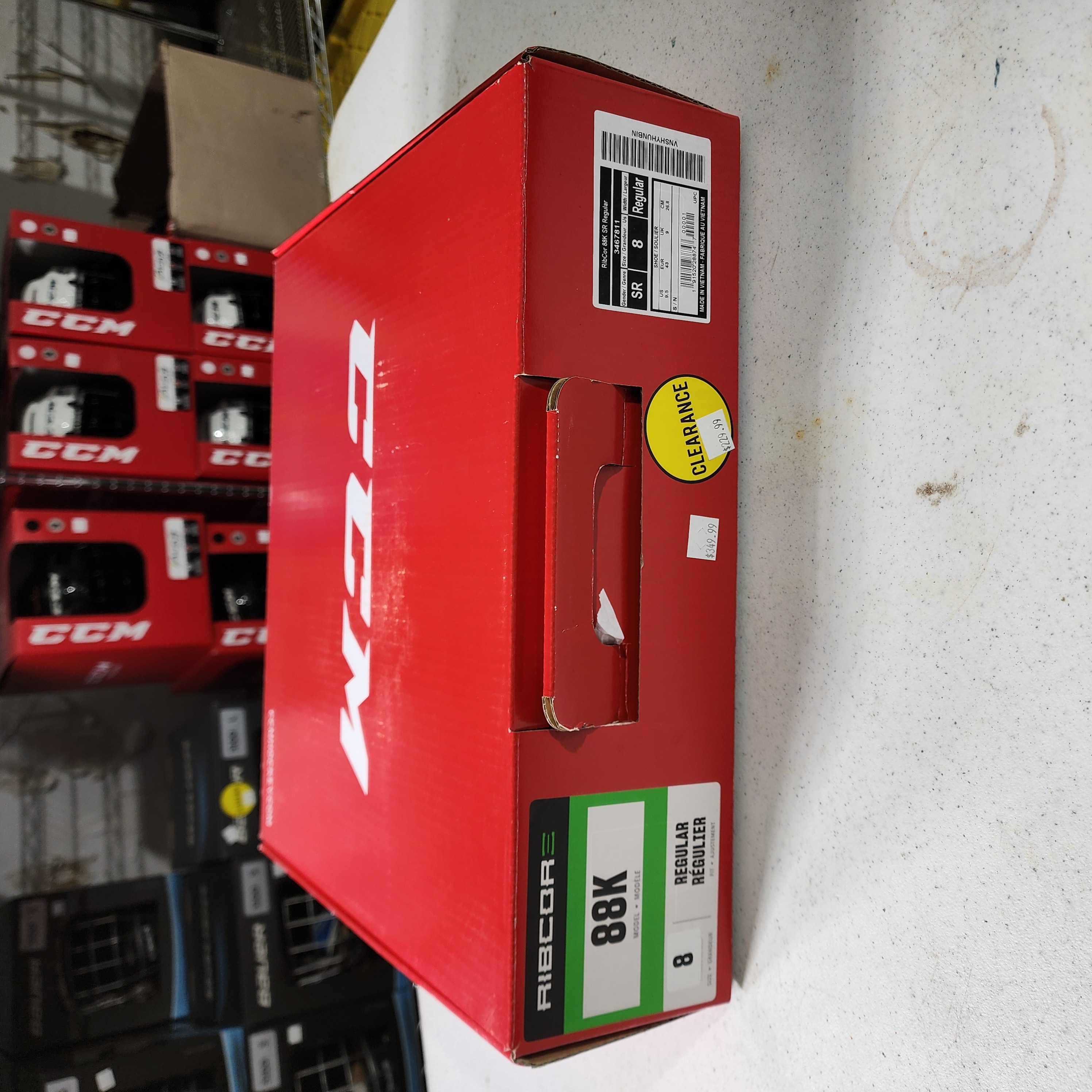 New CCM RibCor 88K Hockey Skates Regular Width Senior Size 8.5