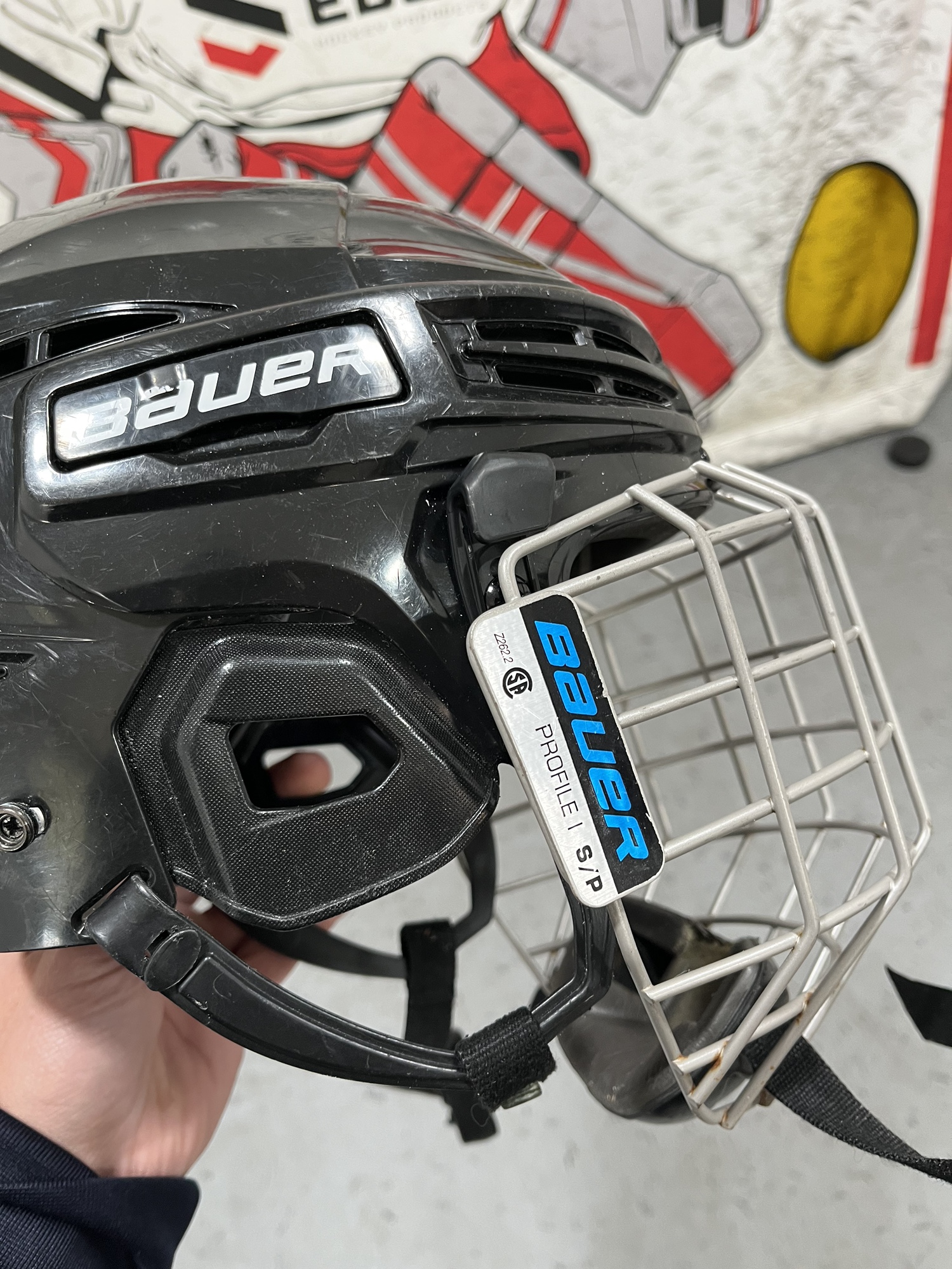 Used Bauer Ims 5.0 Sm Ice Hockey Helmets w/ Cage SidelineSwap